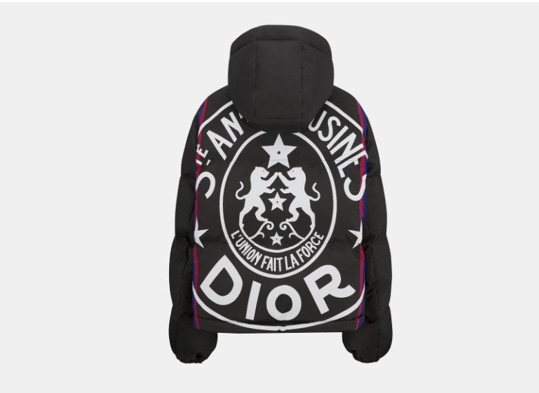 Dior o1w1db10225 327C21A2 Hooded Puffer Jacket in Black Size M / US 6-8 / IT 42-44 - 2 Thumbnail