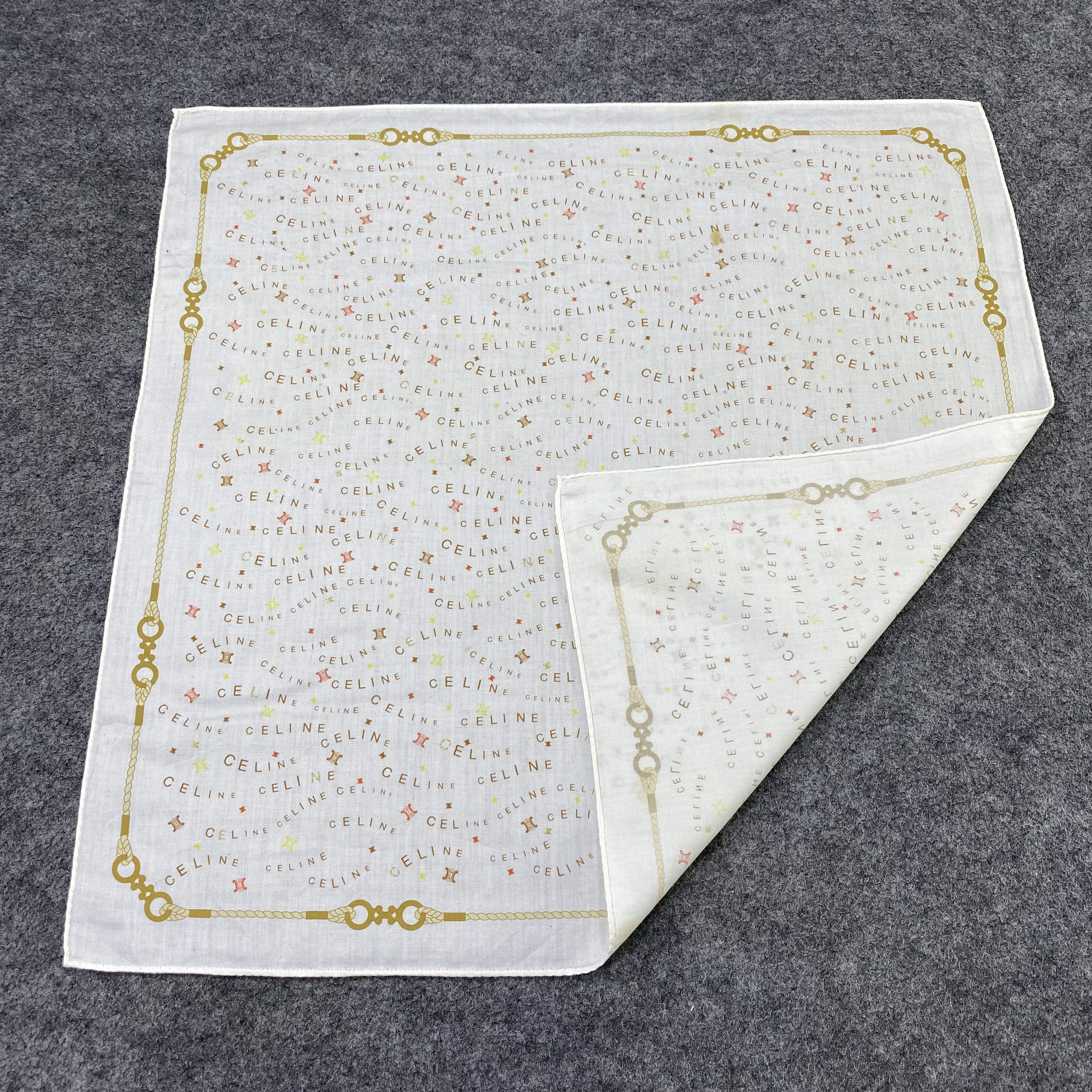 Celine Celine Handkerchief Neckerchief Bandana-B2020 Size ONE SIZE - 5 Thumbnail