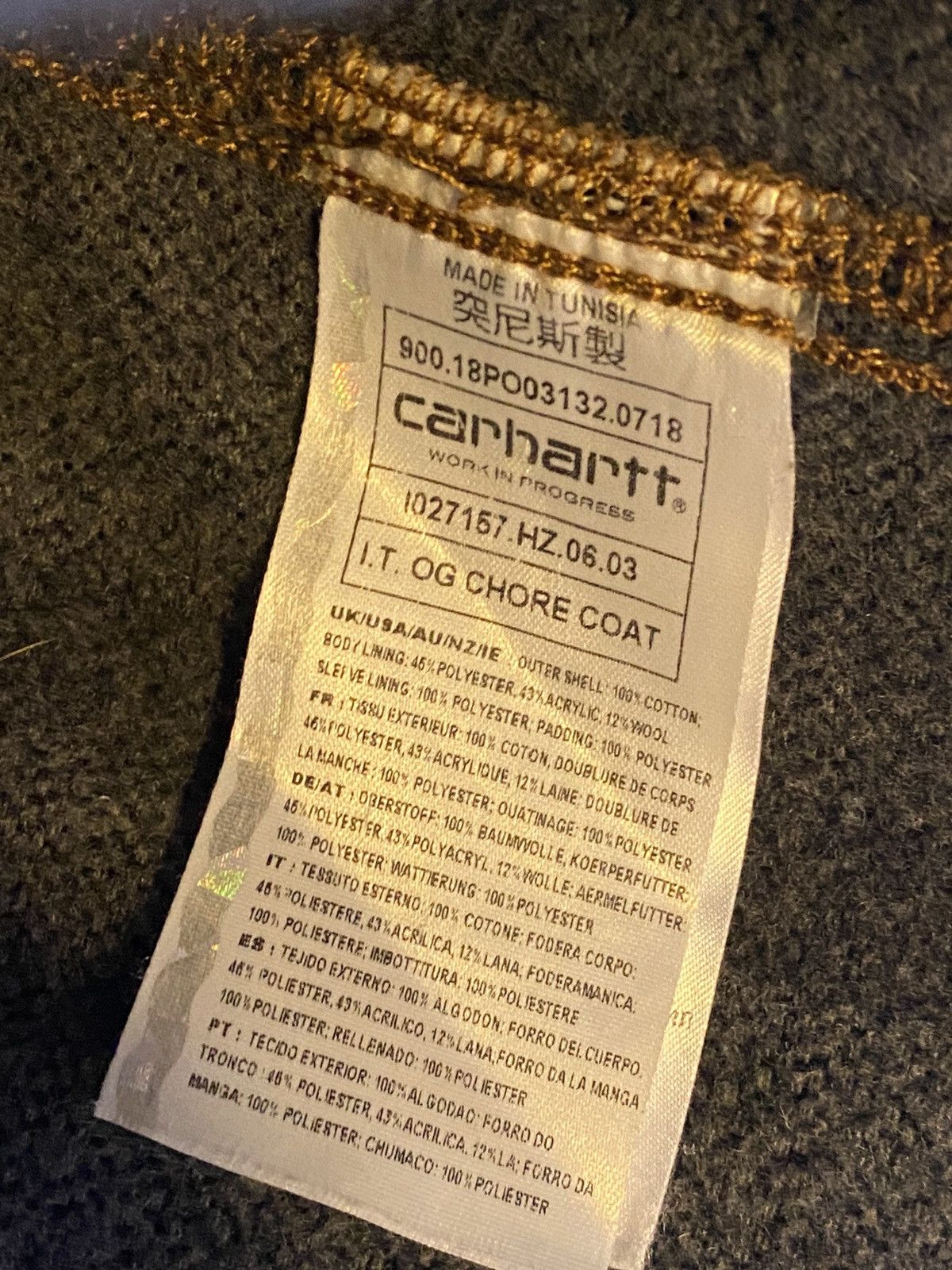 Carhartt Wip Rare OG Chore Coat Carhartt wip x I.T. Size M used Size US M / EU 48-50 / 2 - 10 Thumbnail
