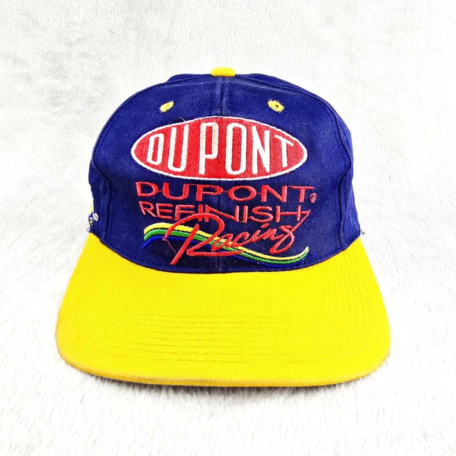 NASCAR Vintage NASCAR Dupont Racing 24 Jeff Gordon Snapback Hat 90s Size ONE SIZE - 1 Thumbnail