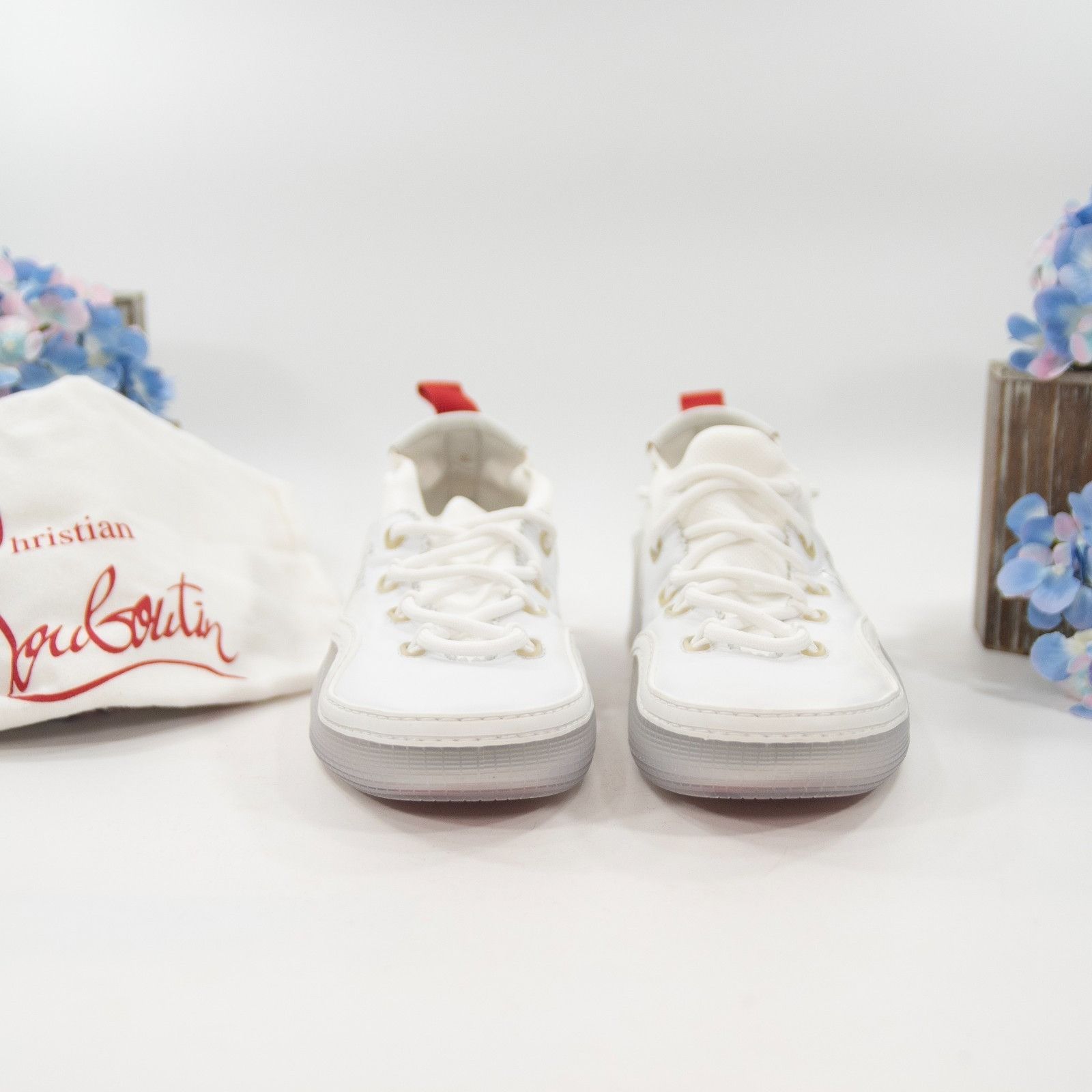Christian Louboutin Christian Louboutin Arpoador White Leather Sneakers 40 NWOB Size US 9 / IT 39 - 8 Thumbnail