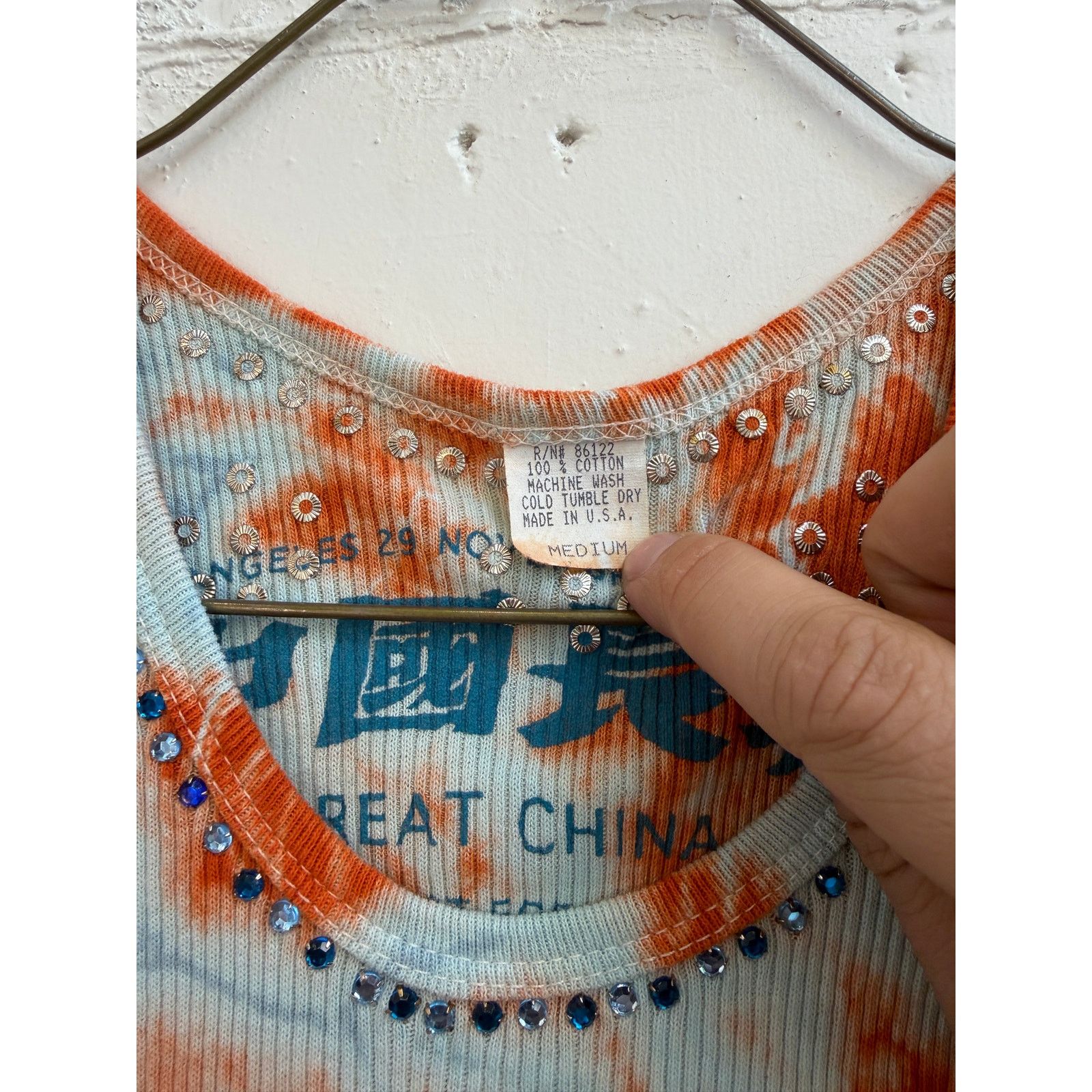 The Great China Wall Great China Wall x Hot Mess Tie Dye Studded Tank Top Size M / US 6-8 / IT 42-44 - 4 Thumbnail