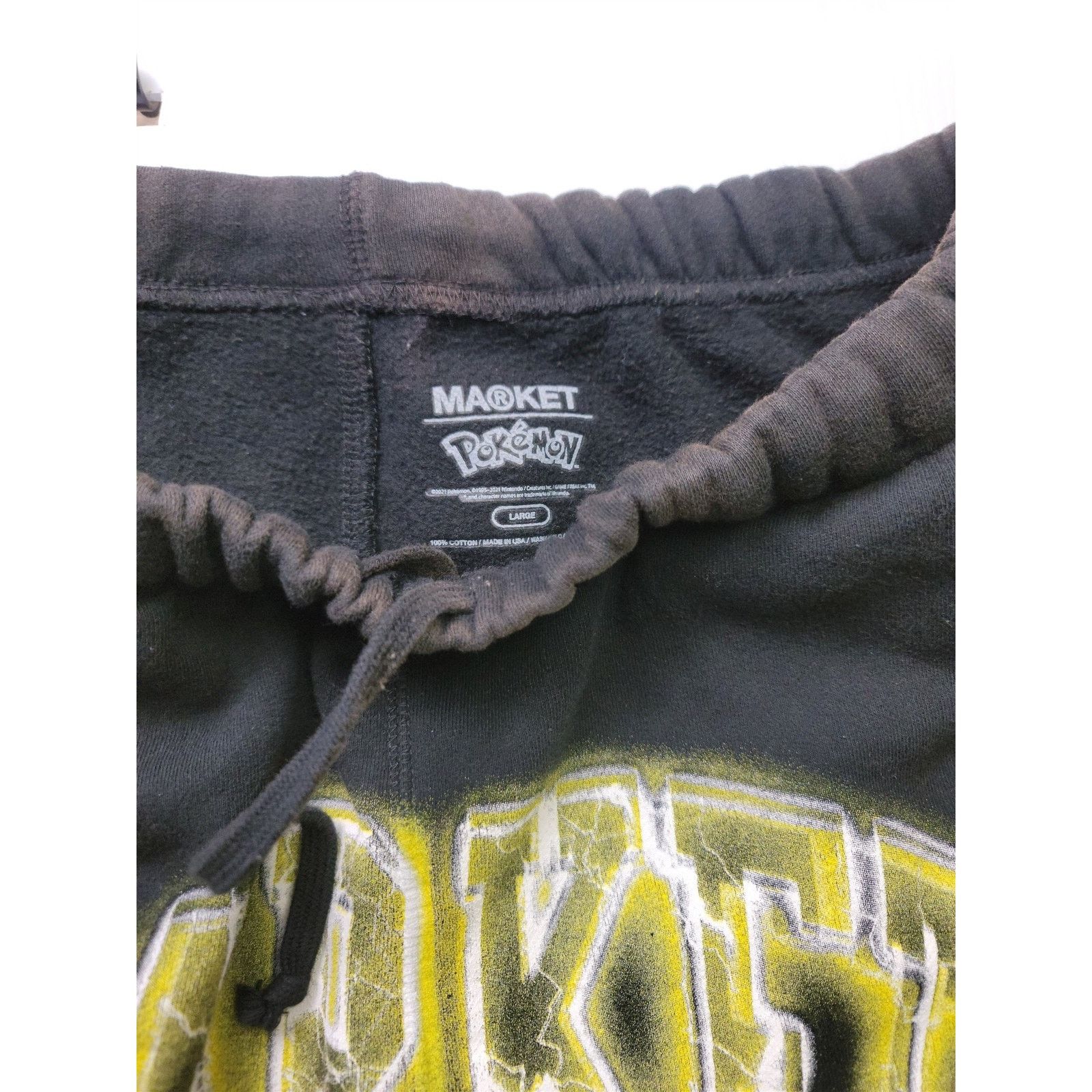 Market Market Pokemon Pikachu Electric Shock Women Large Sweatpants Size 33" - 5 Thumbnail