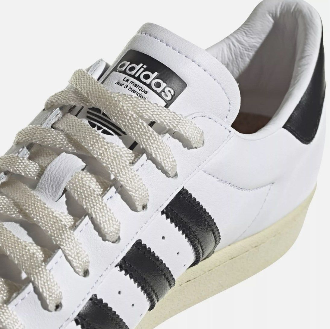 Adidas Adidas Superstar White Black Aged Sole [FV2831] US Men's 9.5 Size US 9.5 / EU 42-43 - 7 Thumbnail