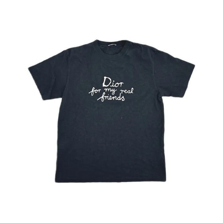 Dior Dior Dior Men’s Navy Graphic Tee 0079-2507 Size US L / EU 52-54 / 3 - 2 Thumbnail
