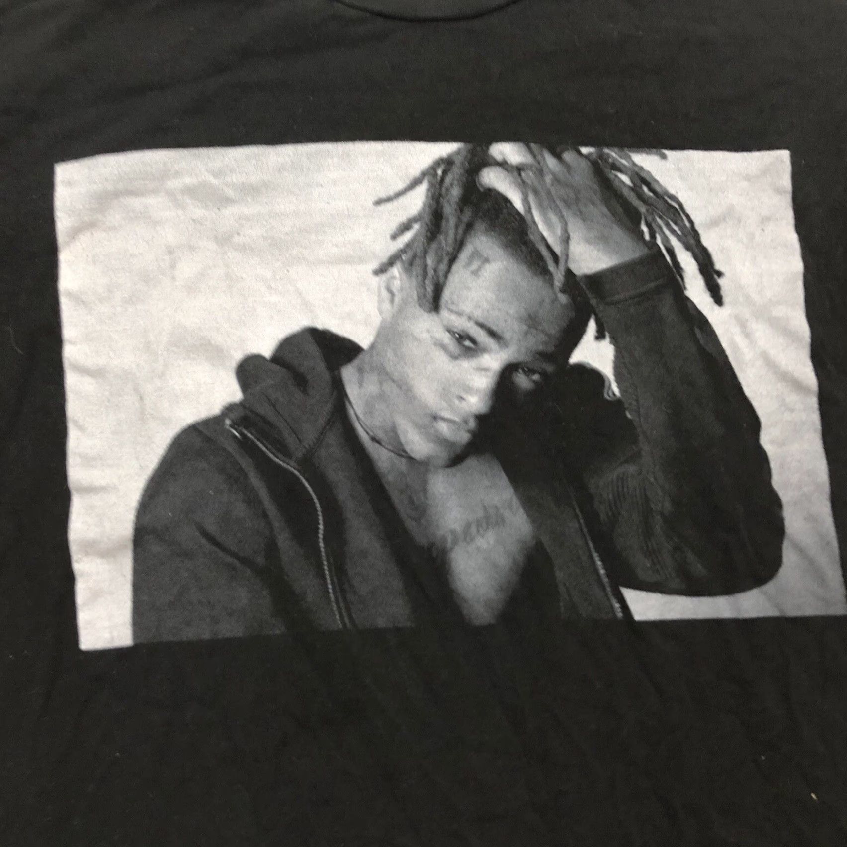 VIBE XXXTENTACION T-Shirt Mens Large Black Bad Vibes Forever Merchadise Numb Size US L / EU 52-54 / 3 - 2 Thumbnail