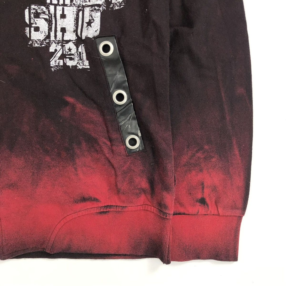 Le Grande Bleu (L.G.B.) 2000s Bernings Sho Asymmetric Affliction Cross Lgb ZipHoodie Size US L / EU 52-54 / 3 - 10 Thumbnail