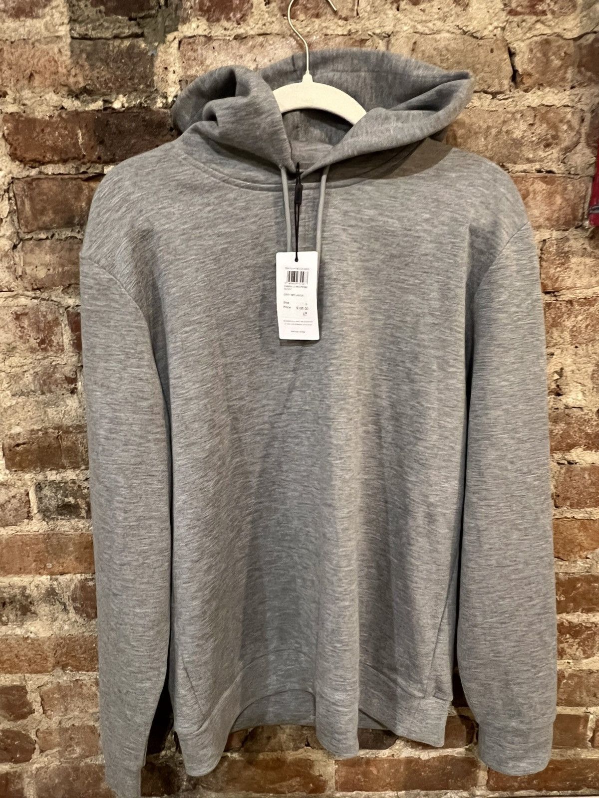 Reiss Reiss Fabien Premium Interlock Hoodie Grey Melange Size L Size US L / EU 52-54 / 3 - 3 Thumbnail