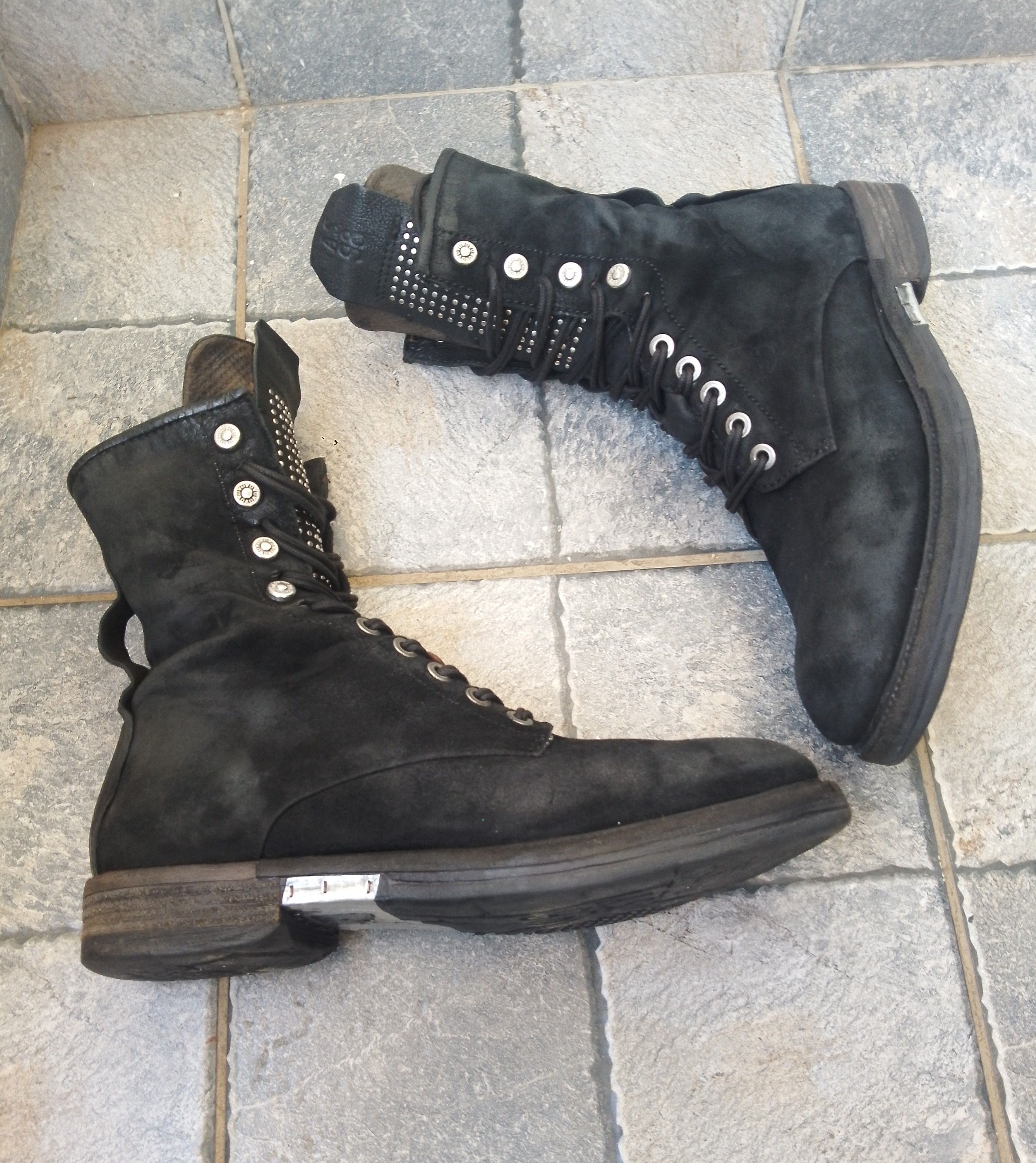 A.S.98 AS 98 black suede combat style boots Size US 8 / EU 41 - 18 Thumbnail