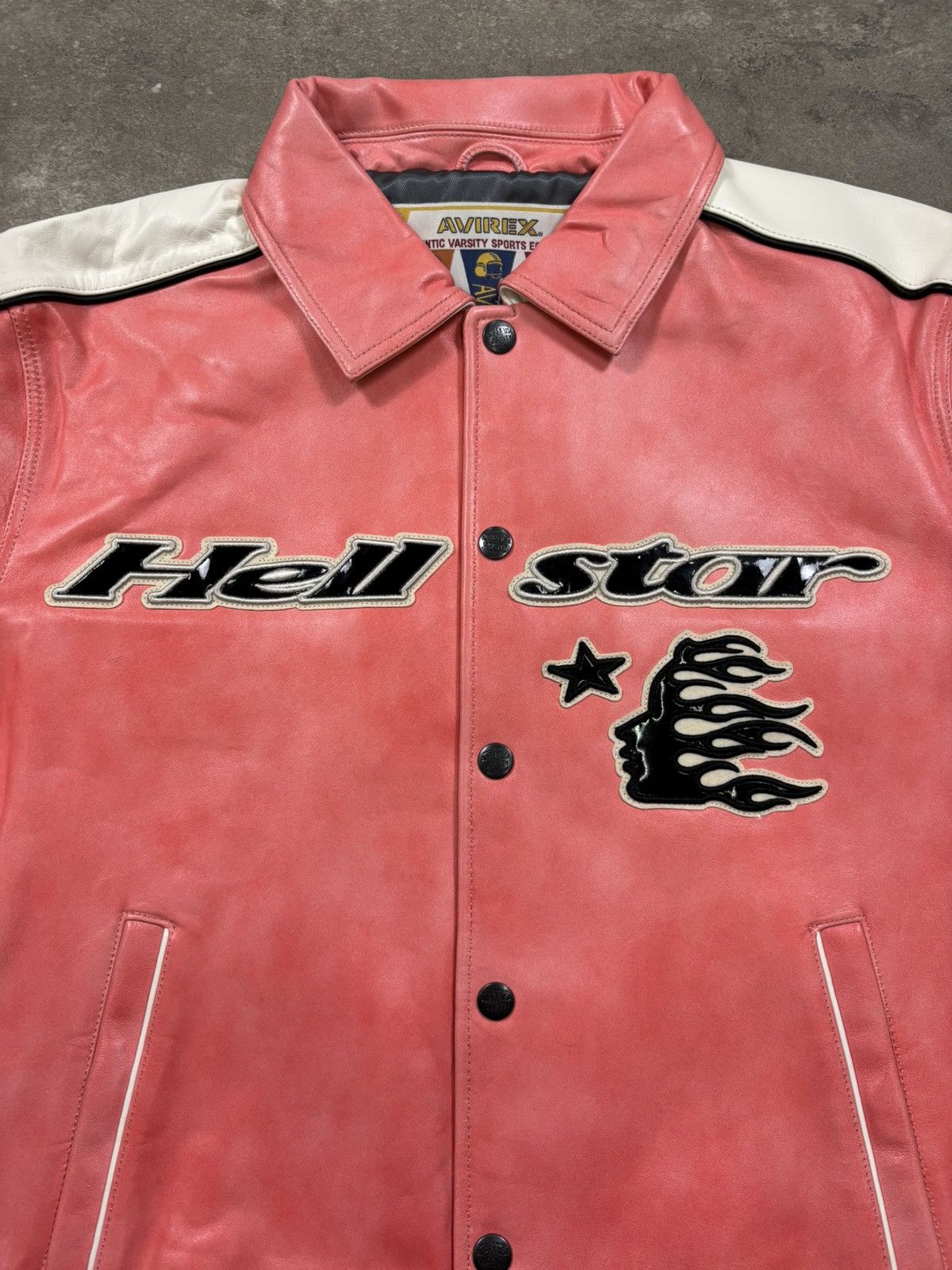 Avirex × HELLSTAR Hellstar x Avirex Jacket, Salvage Red Size US M / EU 48-50 / 2 - 3 Thumbnail