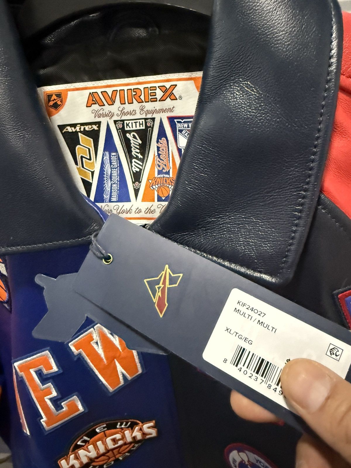 Avirex × Kith Kith x Avirex New York Knicks / Rangers Jacket Size XL Size US XL / EU 56 / 4 - 4 Thumbnail