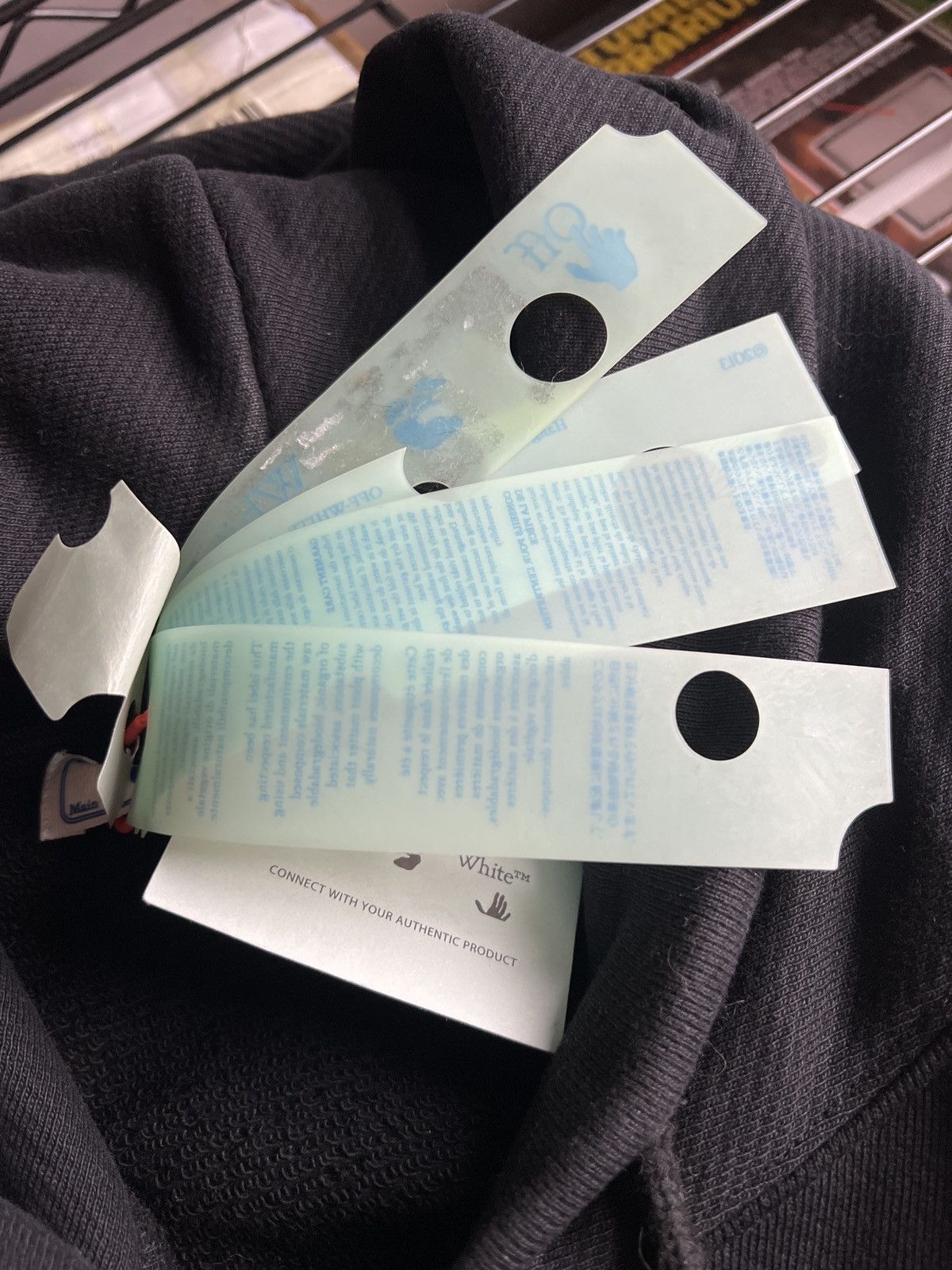 Off-White OFF-WHITE Swimming Man Logo Hoodie Size US XXL / EU 58 / 5 - 12 Thumbnail