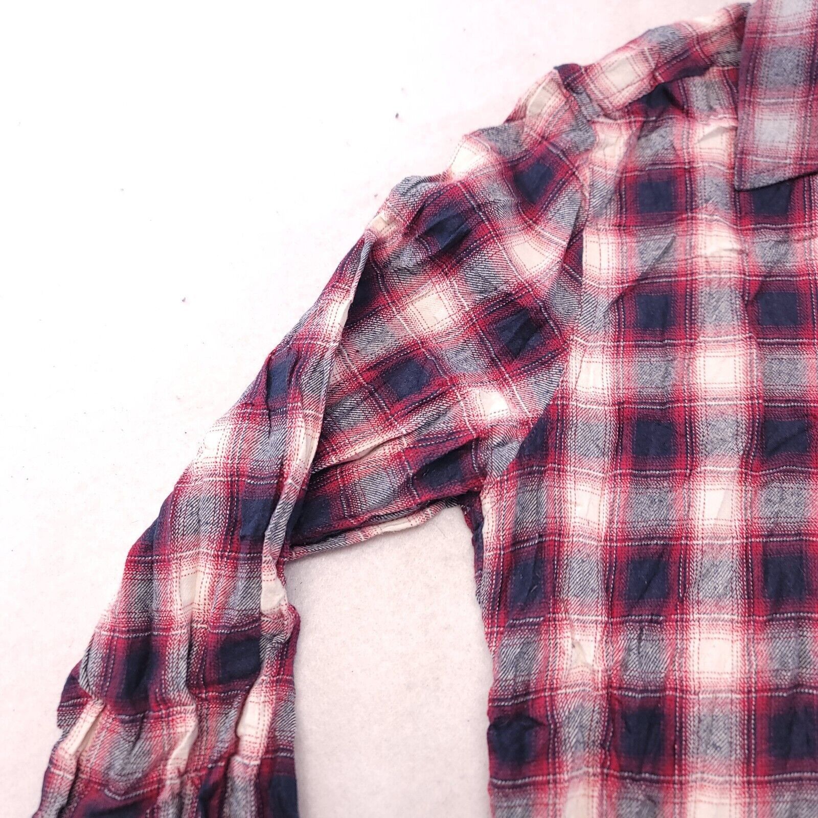 Forever 21 Forever 21 Tartan Flannel Shirt Mens Size Medium M Red Blue Size US M / EU 48-50 / 2 - 4 Thumbnail