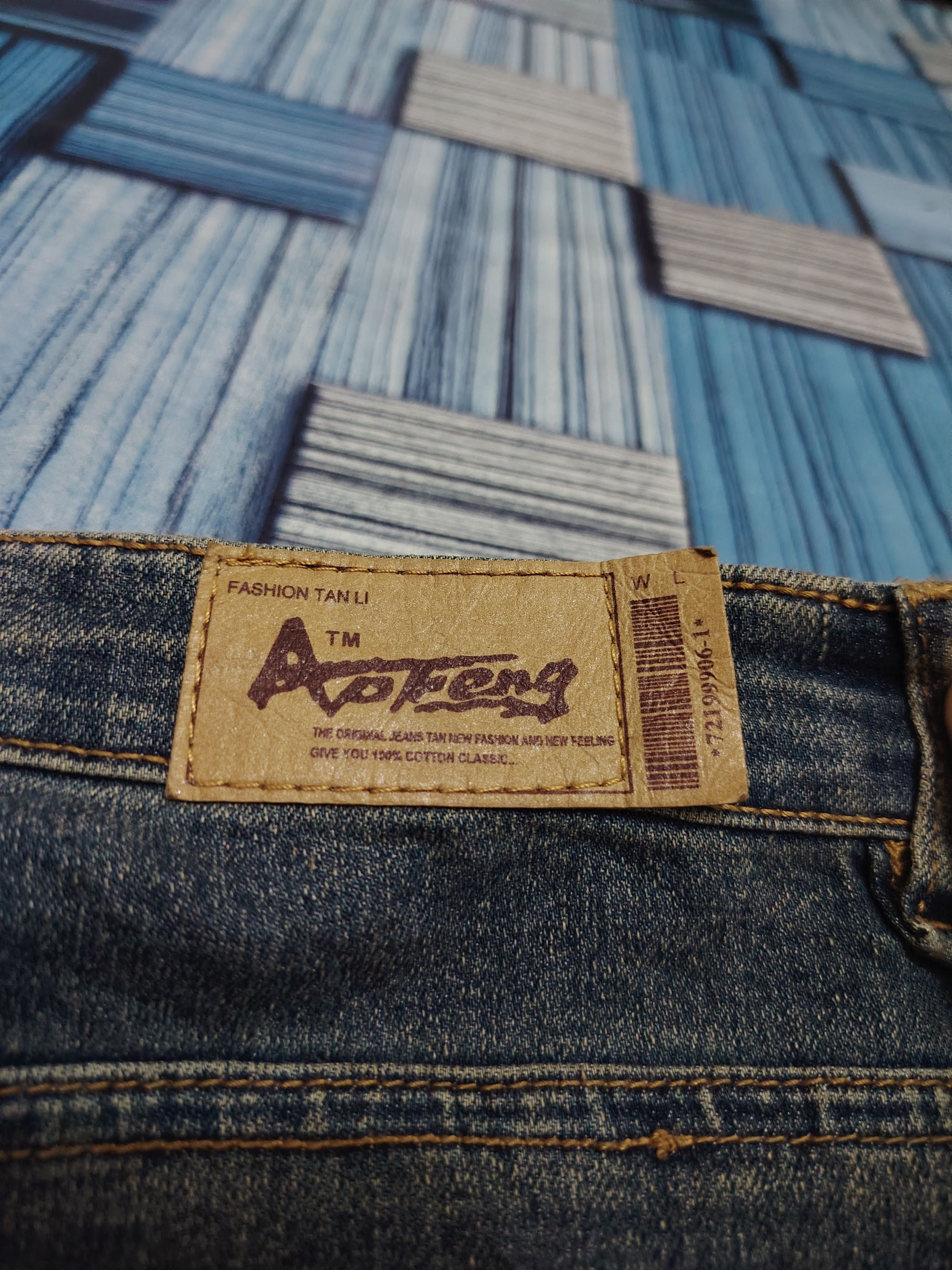 If Six Was Nine × Japanese Brand Insane Bootcut Aofeng Flower Embroidered Side Flared Jeans Size US 30 / EU 46 - 19 Thumbnail
