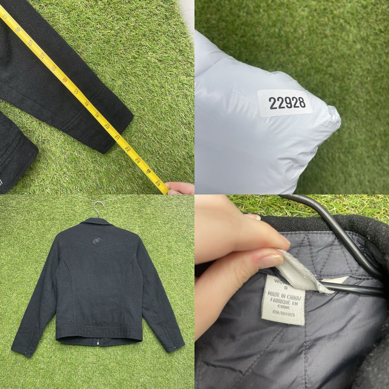 Vintage Cloudveil Wool Jacket Womens Small Black Full Zip Lined Wool Blend Blazer Buttonless Mid-Length Flat-Lelled Casual Coat Mens Womens Girls? Size S / US 4 / IT 40 - 8 Thumbnail
