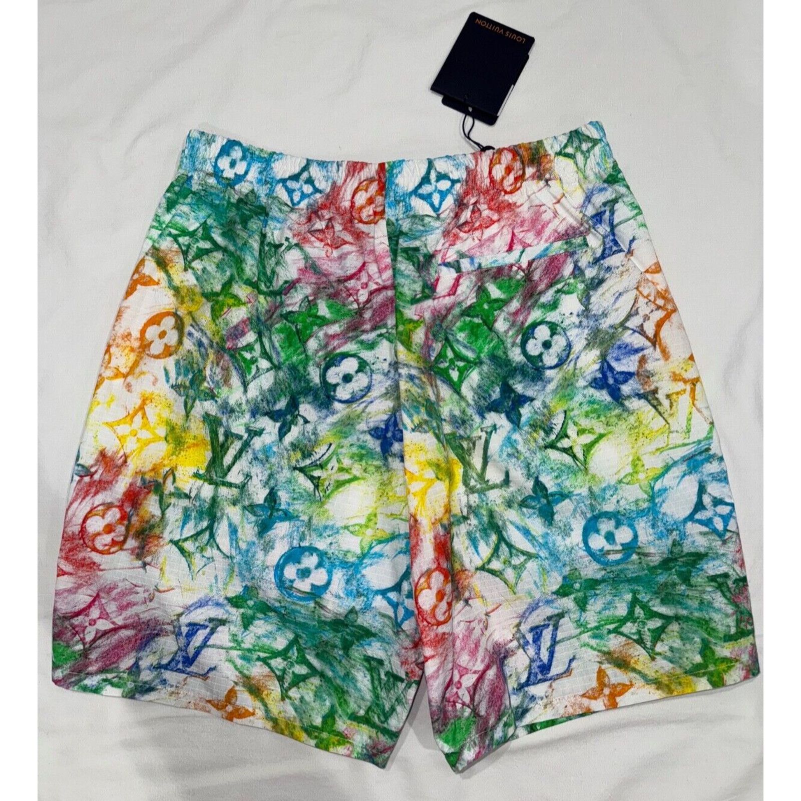 Louis Vuitton Louis Vuitton LV Pastel Monogram Logo Multicolor Watercolor Size US 26 / EU 42 - 2 Thumbnail