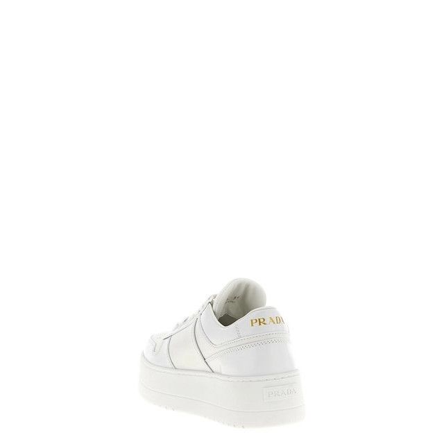 Prada PRADA Downtown Bold White Leather Sneakers New & Authentic ( Size US 9 / IT 39 - 3 Thumbnail