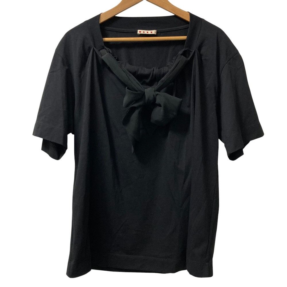 Marni Marni Marni Bow Collar Short Sleeve T-shirt Textile T-Shirts DUTY FREE for USA Size ONE SIZE - 1 Thumbnail
