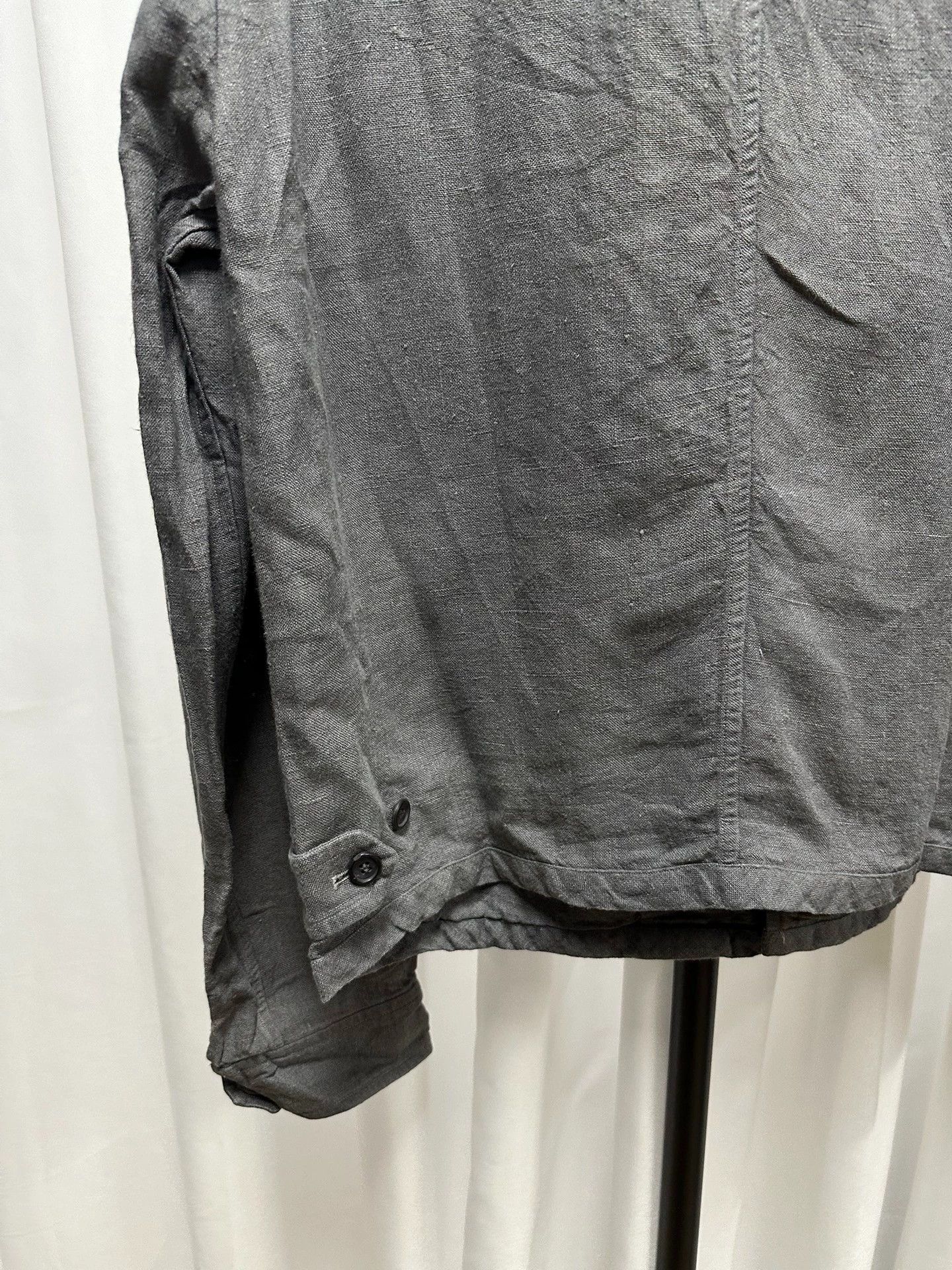 Comme des Garcons Comme des Garçons Shirt Linen Shirts M Gunmetal Gray Size US M / EU 48-50 / 2 - 7 Thumbnail