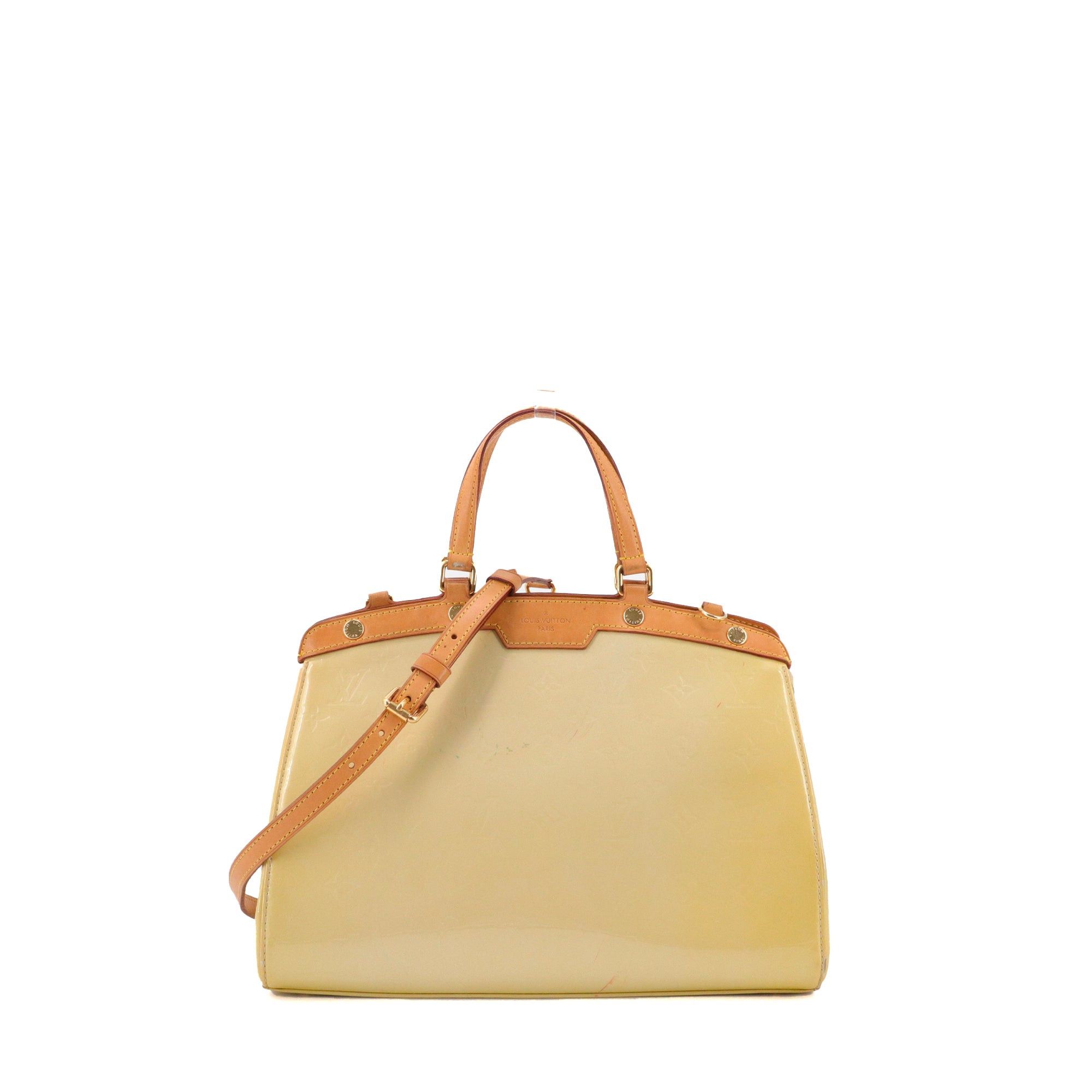 Louis Vuitton LOUIS VUITTON - Brea Louis Vuitton handbag in yellow patent leather Size ONE SIZE - 1 Thumbnail