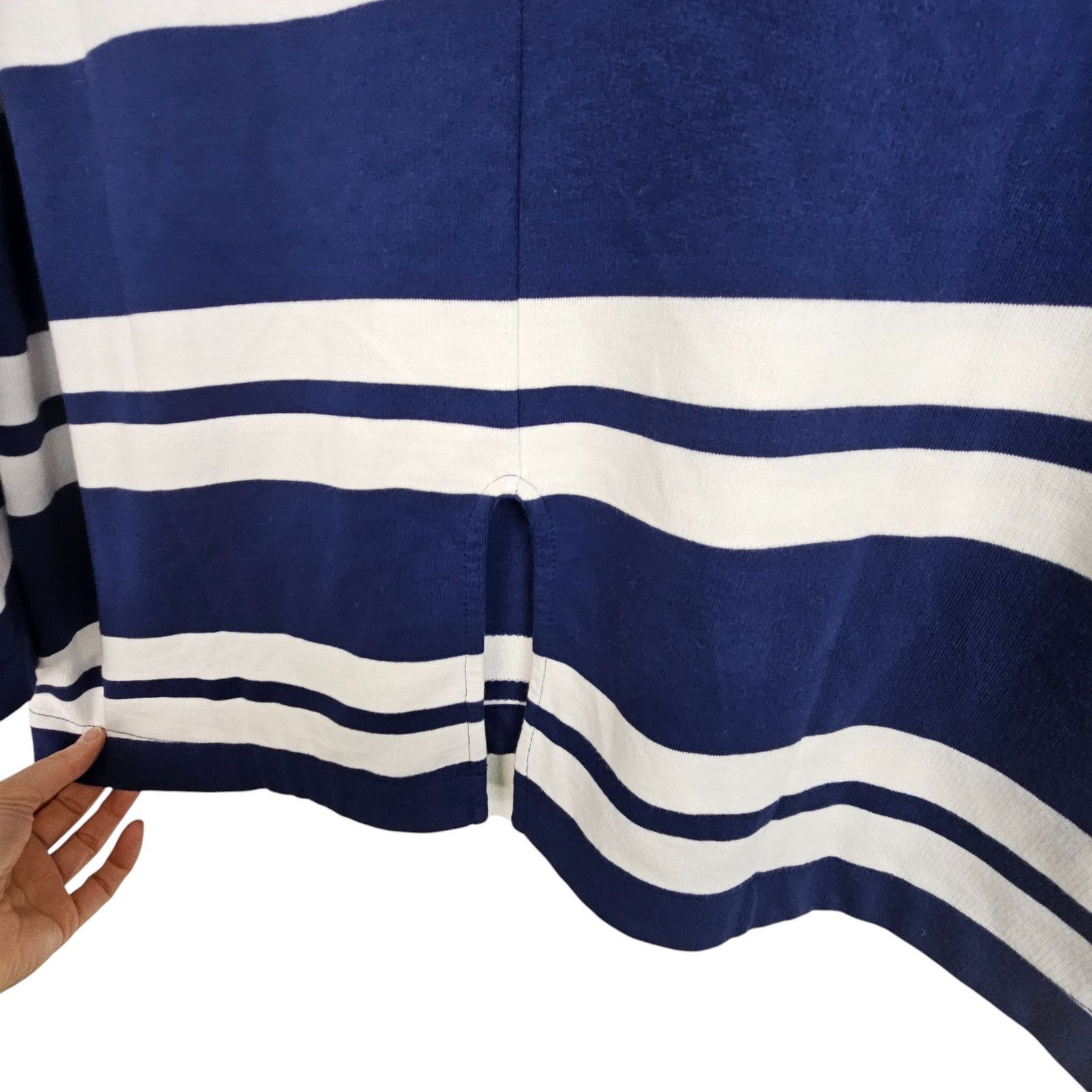 Tommy Bahama Tommy Bahama Womens French Terrace Striped Top Sz L Nautical Size L / US 10 / IT 46 - 12 Thumbnail