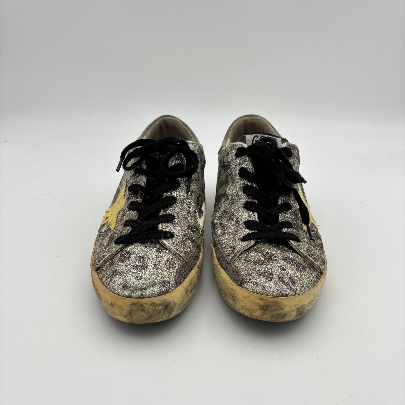 Golden Goose Golden Goose Superstar GGDB Glitter Leopard Sneakers 39 US 9 Size US 9 / IT 39 - 2 Thumbnail