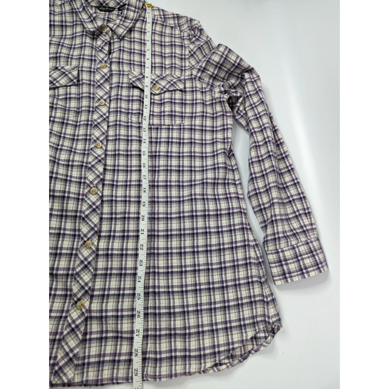 Eddie Bauer **Eddie Bauer Womens Button-Up Long Sleeve Plaid Shirt Size XL Purple** User: Eddie Bauer Womens Button-Up Long Sleeve Plaid Shirt Size XL Purple Size XL / US 12-14 / IT 48-50 - 5 Thumbnail