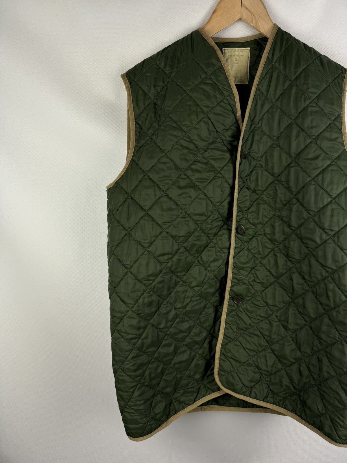 Vintage Vintage British Army Liner Combat Smock Quilted Vest Jacket Size US L / EU 52-54 / 3 - 2 Thumbnail