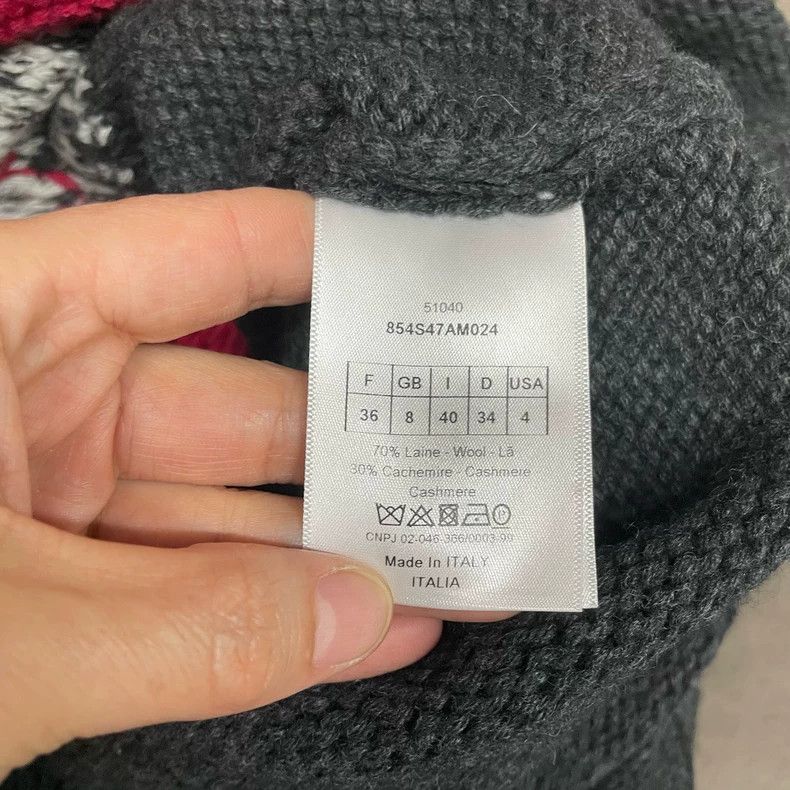 Dior Dior Gray peace dove graffiti sweater Size XS / US 0-2 / IT 36-38 - 6 Thumbnail