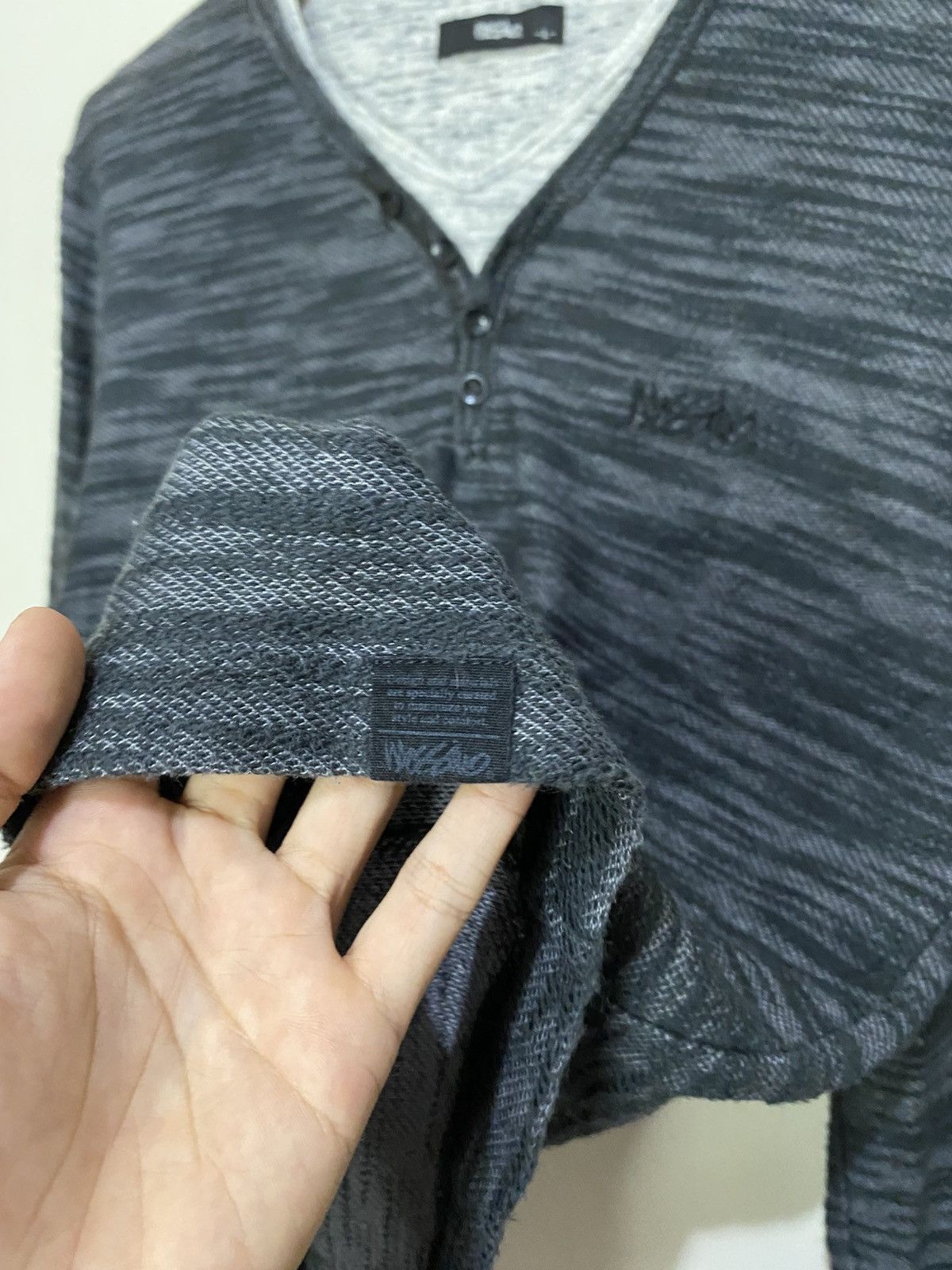 If Six Was Nine × Japanese Brand × Le Grande Bleu (L.G.B.) Long Sleeve MOSSIMO Double Layer Japan style Size US L / EU 52-54 / 3 - 5 Thumbnail