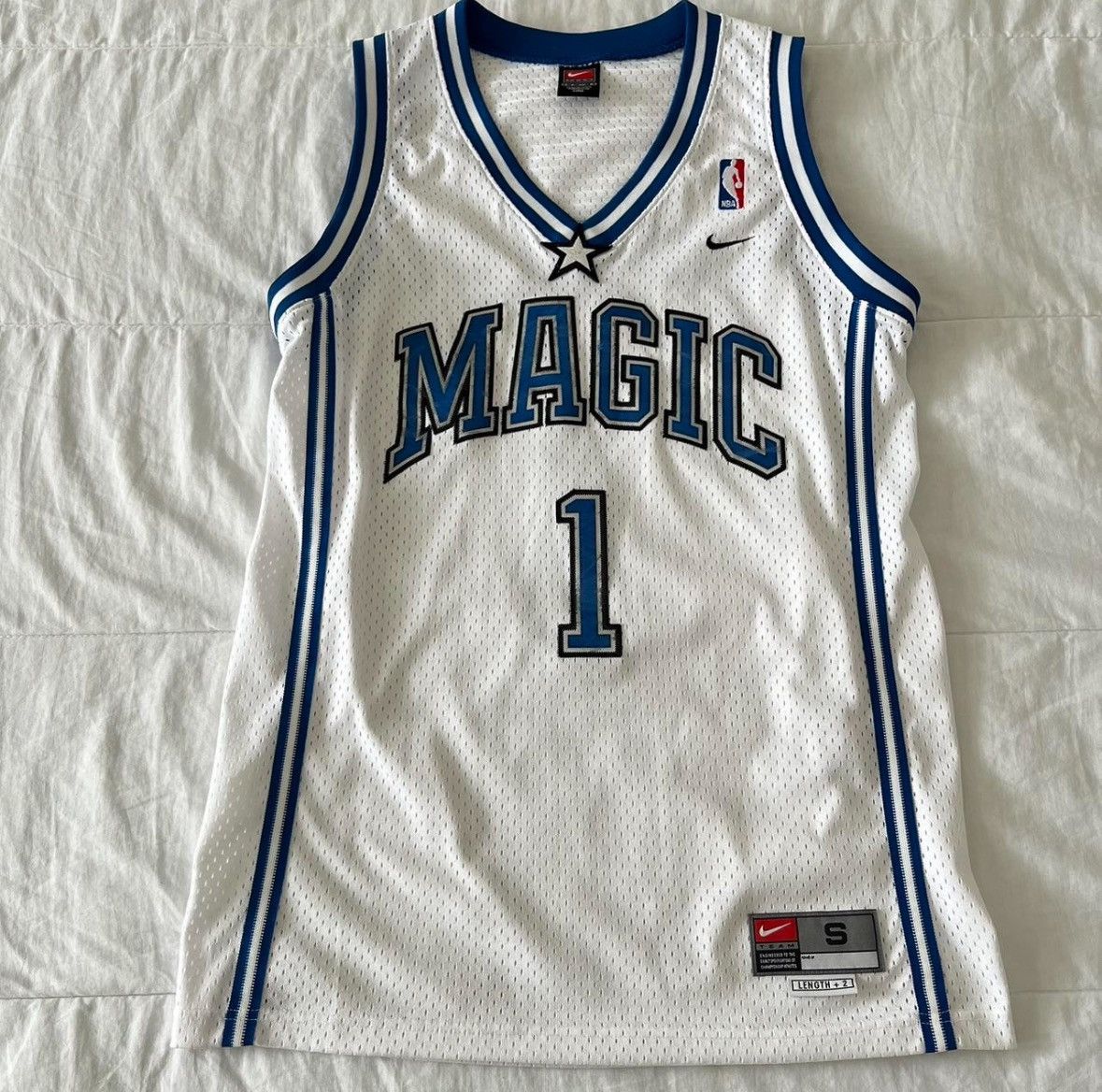 Nike × Vintage Tracy McGrady Orlando Magic Nike Jersey Size US S / EU 44-46 / 1 - 1 Thumbnail