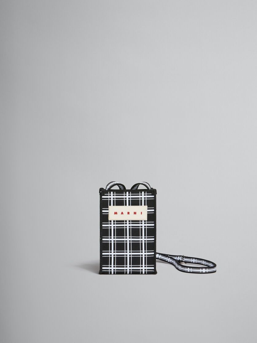 image of Marni O1W1Db10524 Size-Os Shoulder Bags In Black/white, Women's