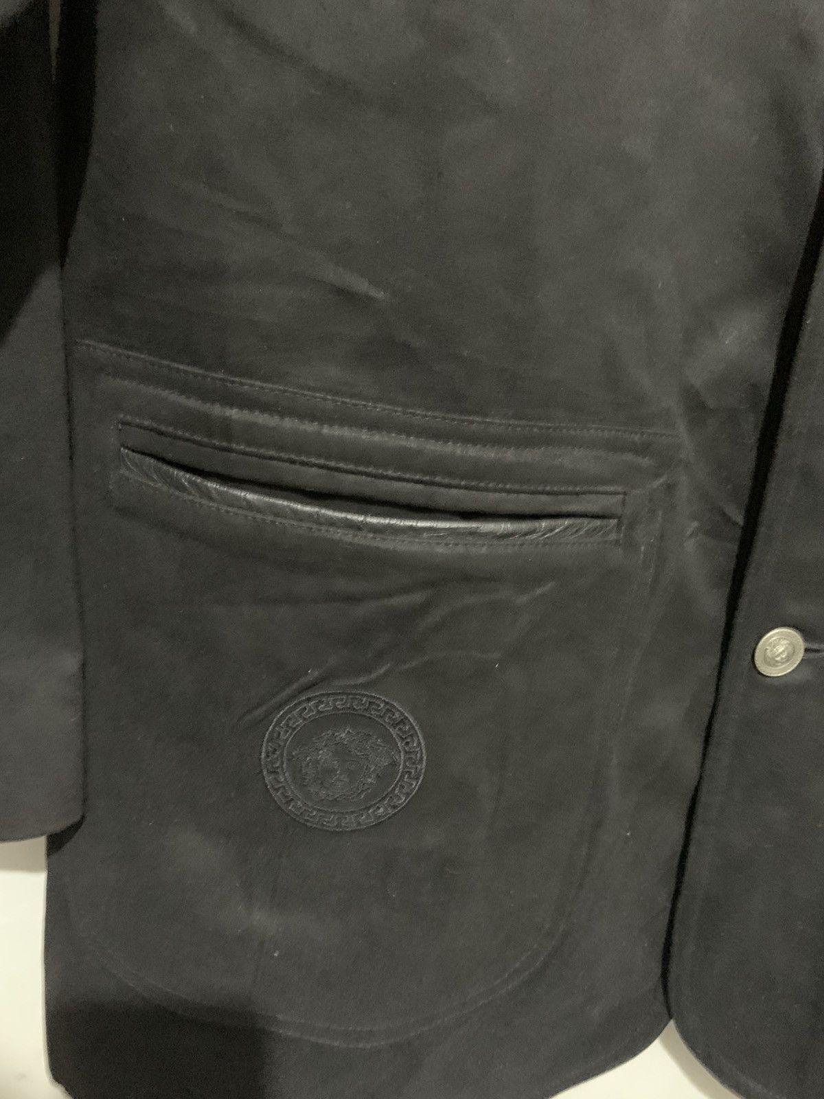 Versace Suits Blazer Gianni versace Black Wool Canvas XL Original Size 40R - 6 Thumbnail