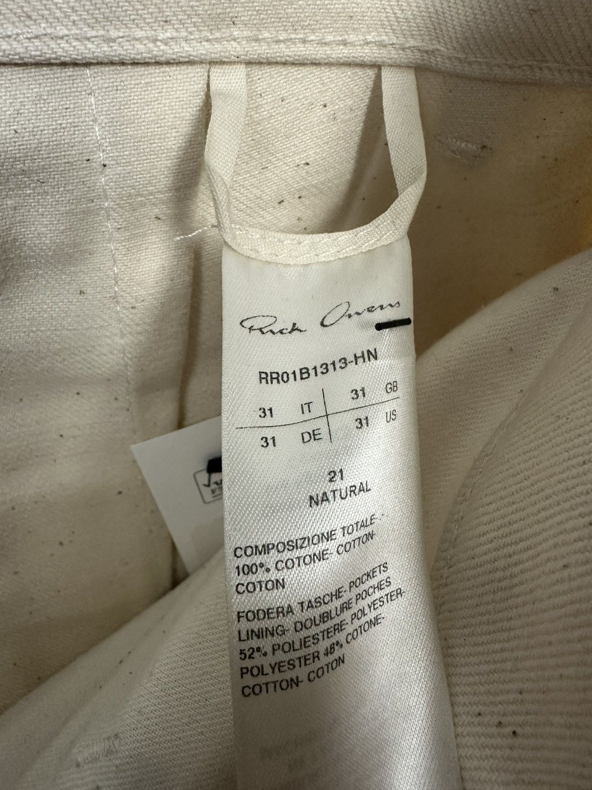 Rick Owens Raw Denim Spartan Shorts Size US 31 - 6 Thumbnail
