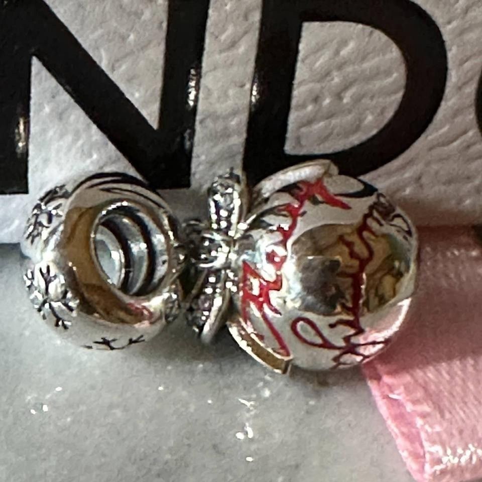 pandora Authentic Pandora Merry Christmas Bauble Ornament 792008CZ R Size ONE SIZE - 4 Thumbnail
