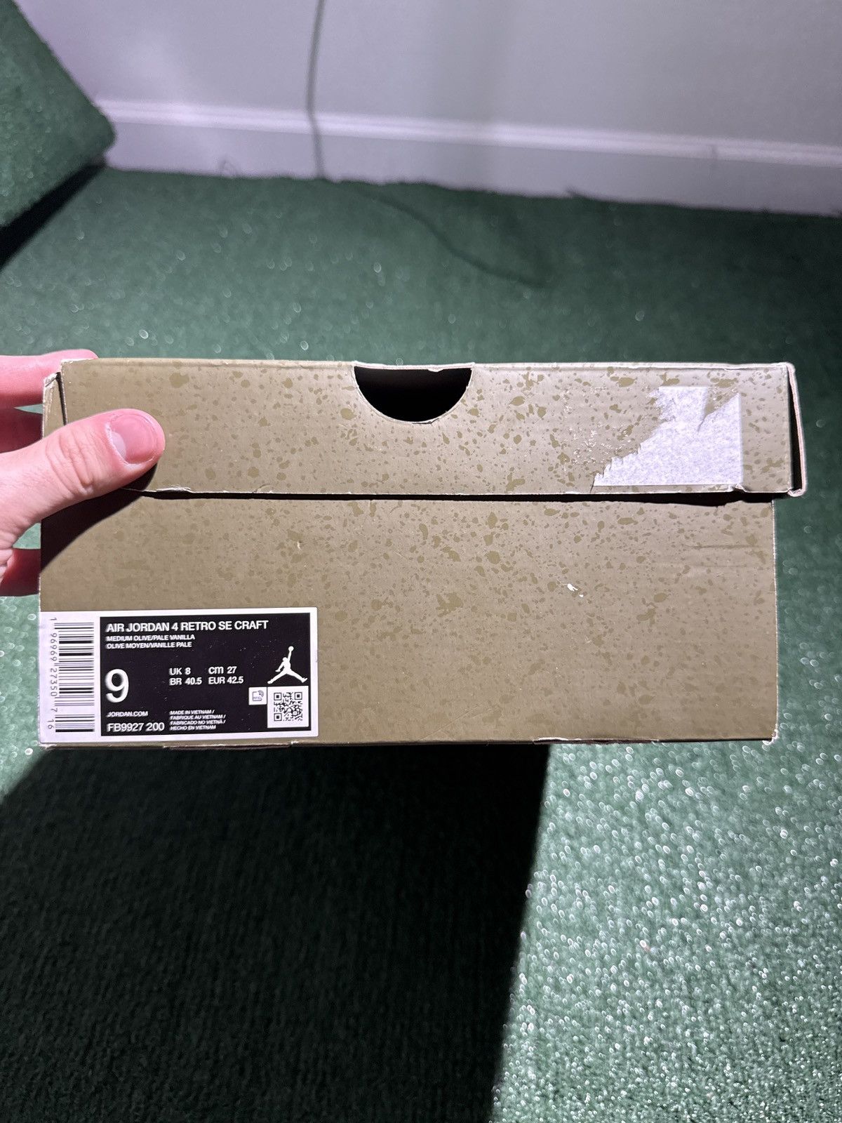 Jordan Brand Jordan 4 craft olive se Size US 9 / EU 42 - 7 Thumbnail