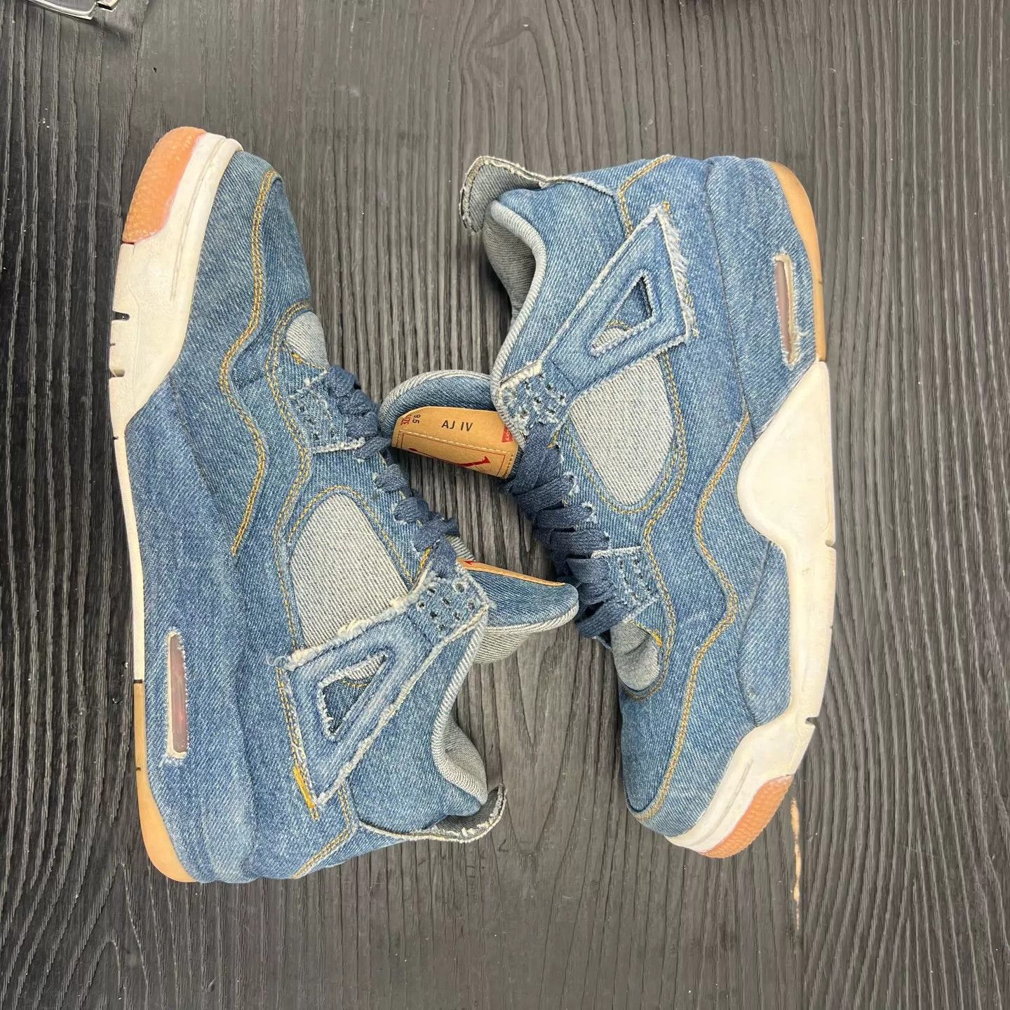 Levi's AJ4 x Levi's Blue 43 New Size US 10 / EU 43 - 2 Thumbnail