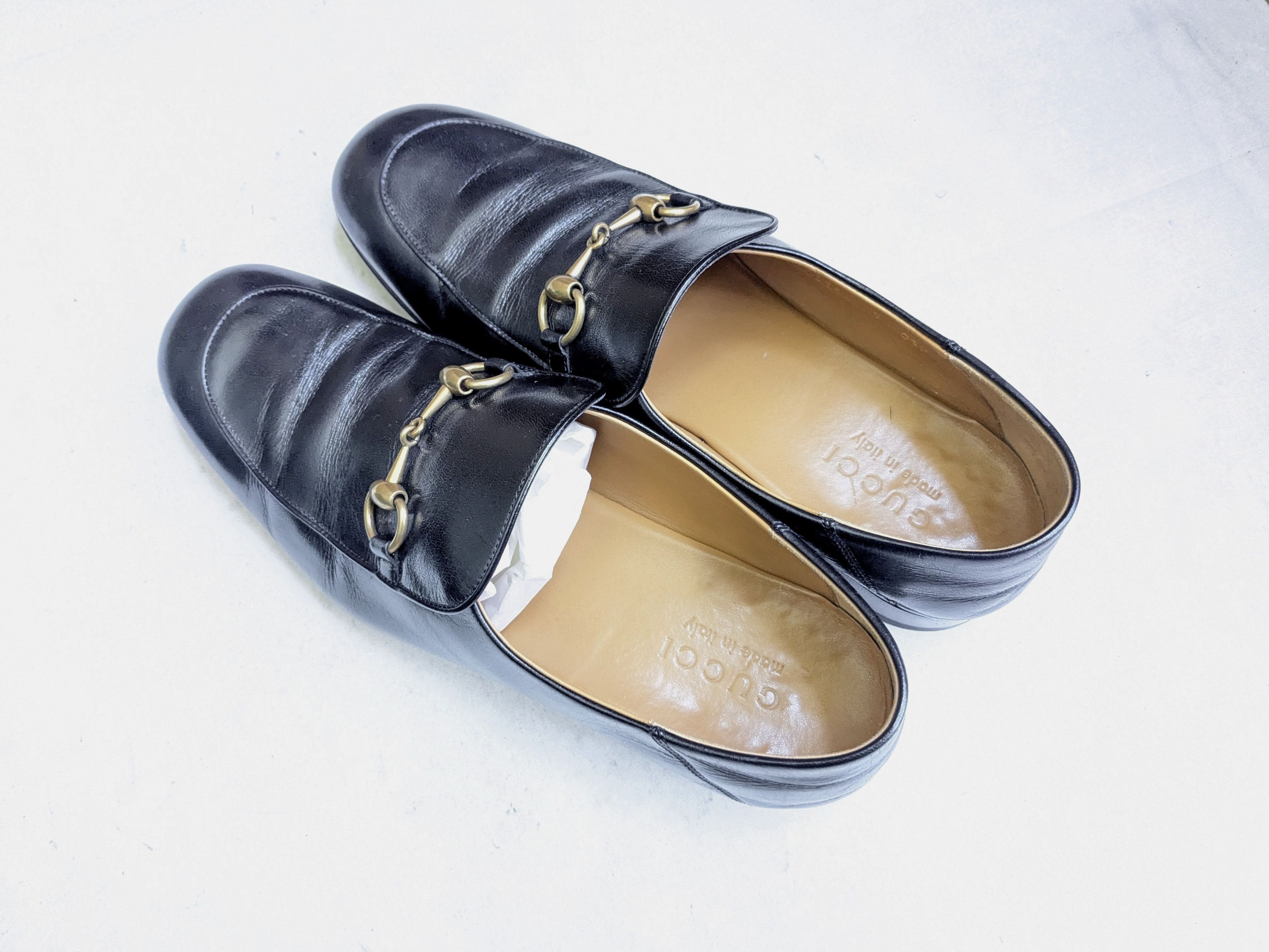 Gucci Gucci Horsebit Loafers Black 9.5 Low Tops Snaffle Size US 9.5 / EU 42-43 - 12 Thumbnail