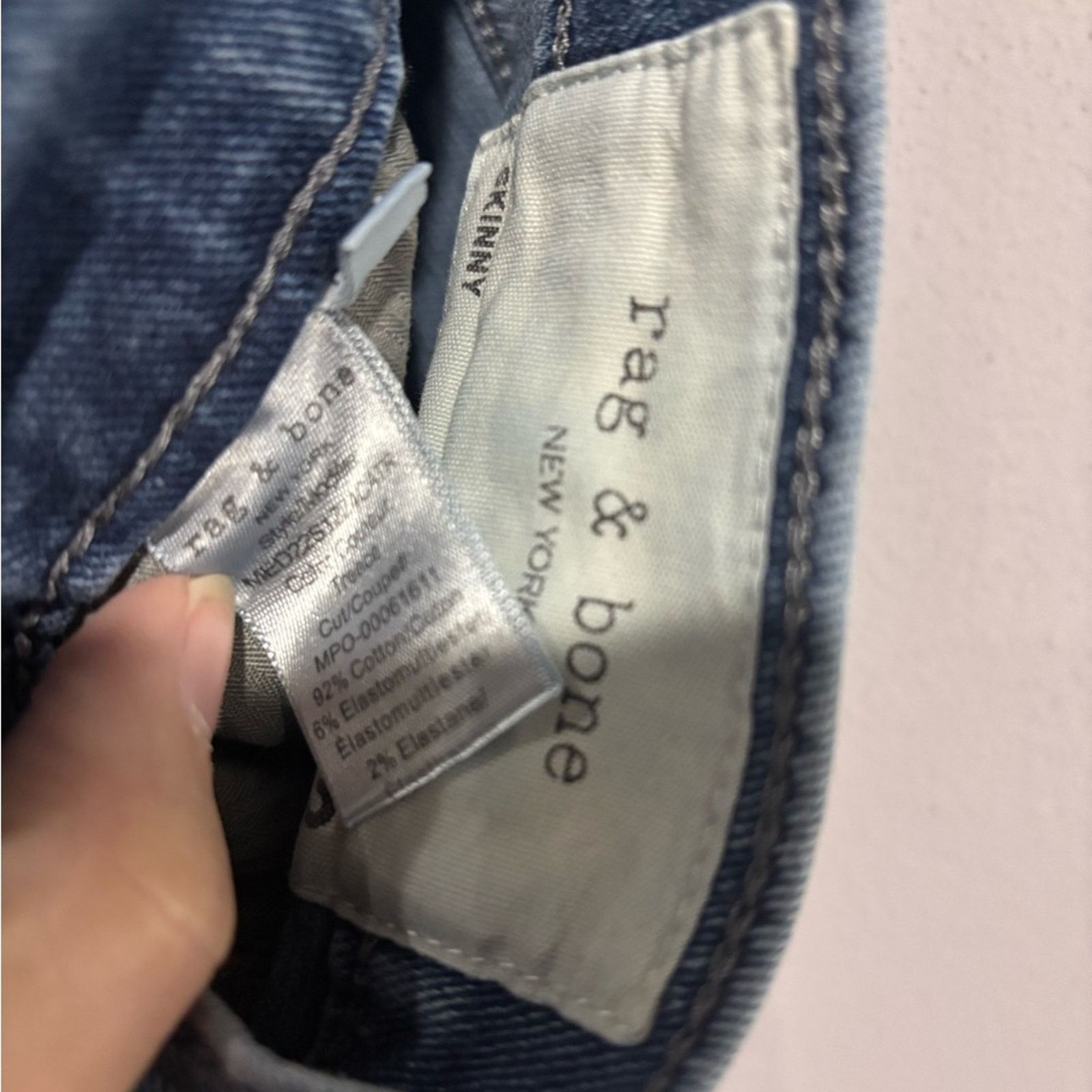 Rag & Bone rag & bone Men's Skinny Jeans Fit 1 31w, 32L Size US 31 - 3 Thumbnail