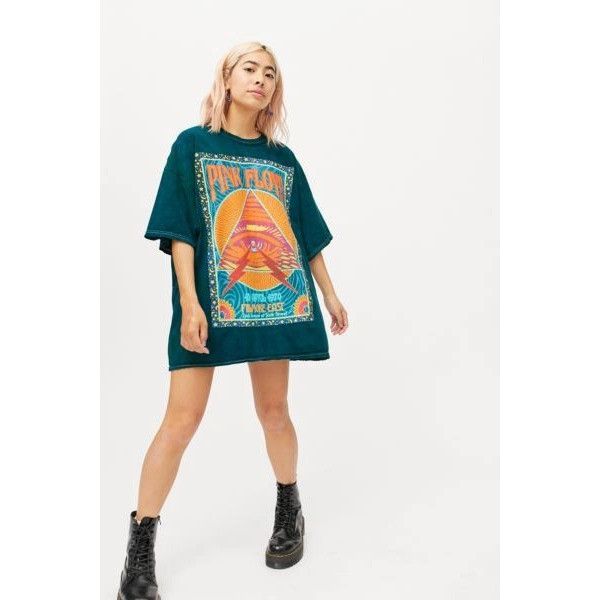 Band Tees × Pink Floyd × Urban Outfitters NWT URBAN OUTFITTERS PINK FLOYD PYRAMID DYE TEE SZ S/M Size S / US 4 / IT 40 - 1 Thumbnail