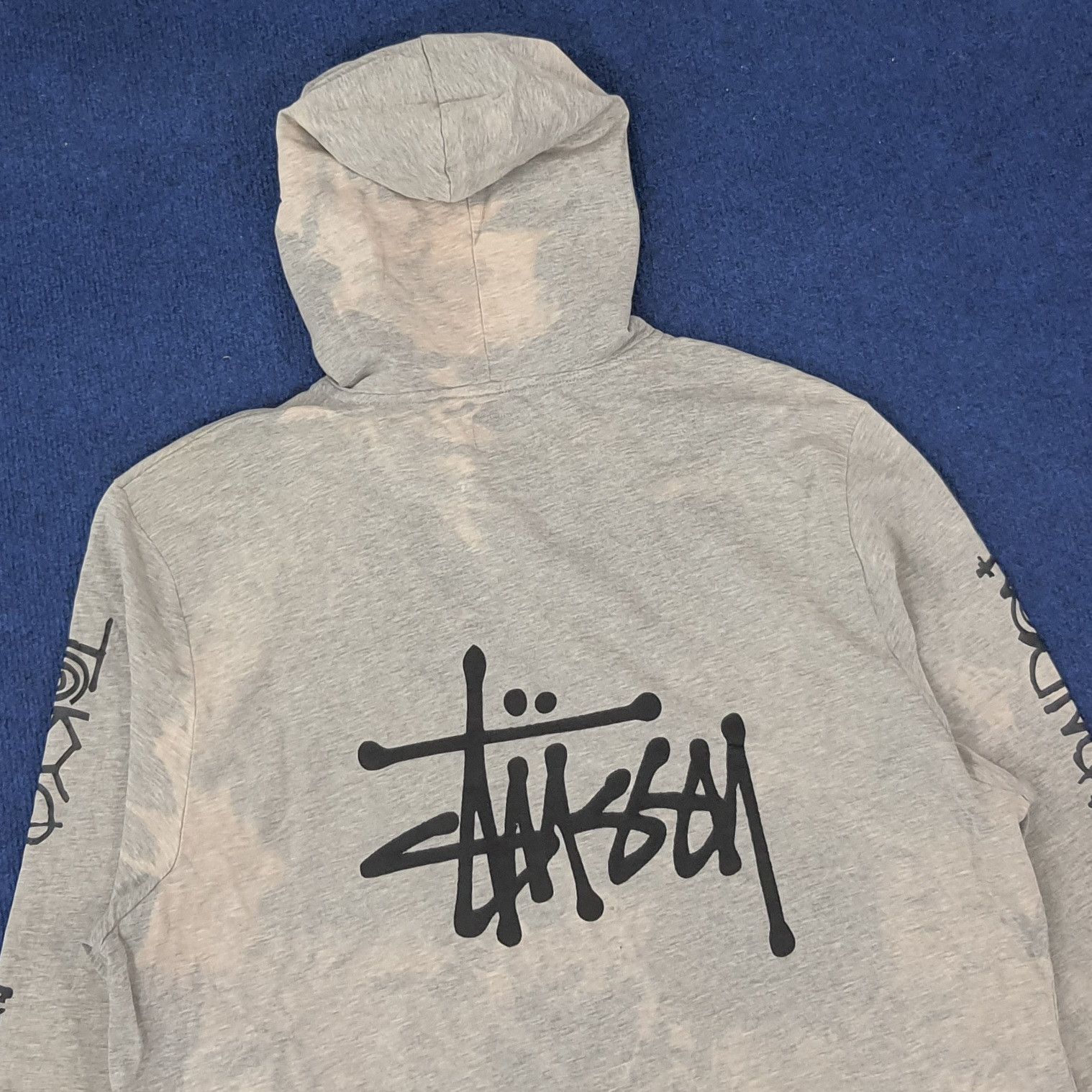 Stussy × Vintage Vintage Stussy Authentic Signature Logo Zipper Hoodie Size US M / EU 48-50 / 2 - 2 Thumbnail