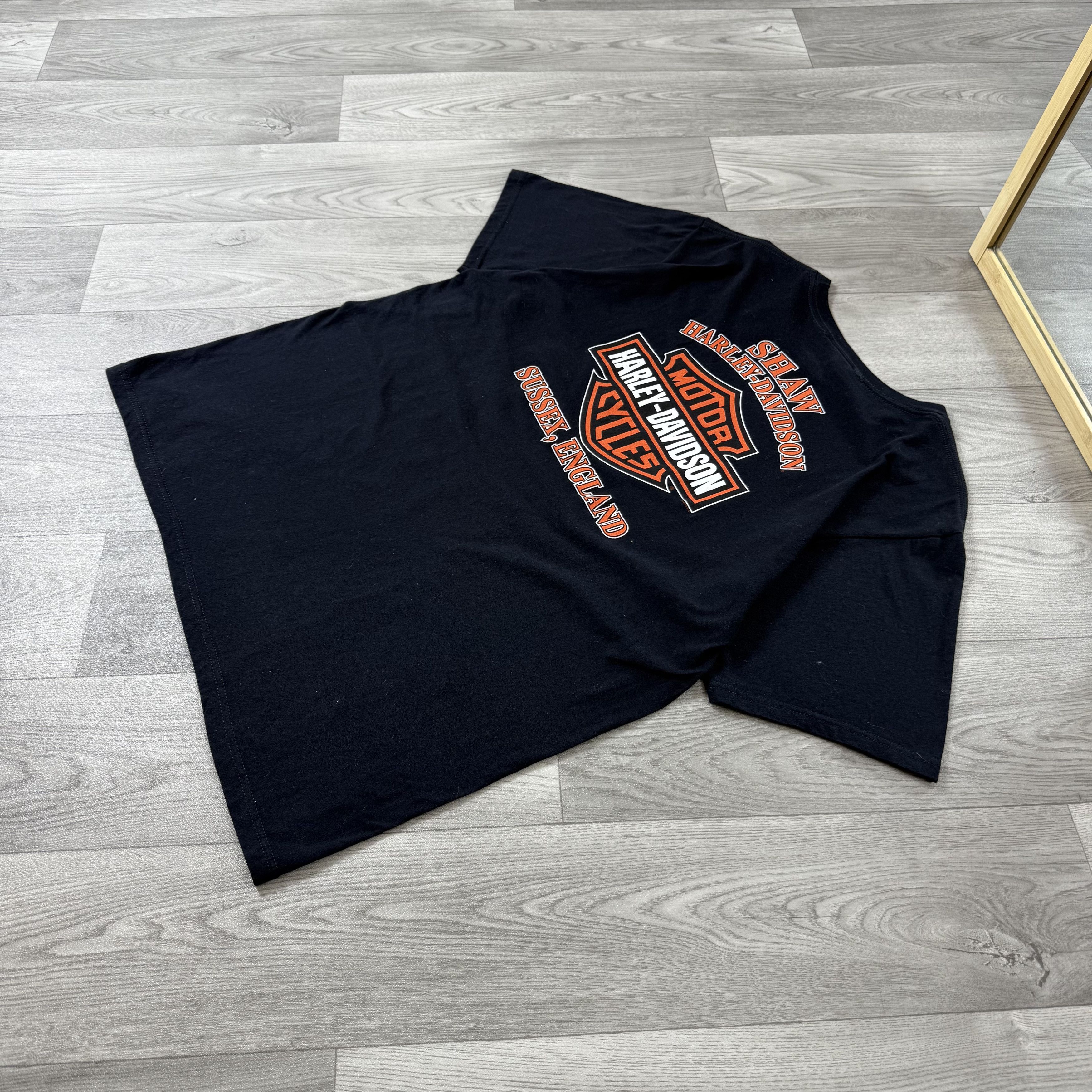 Harley Davidson Vintage Harley Davidson 90s Graphic Tee Shirt Black L Size US L / EU 52-54 / 3 - 6 Thumbnail
