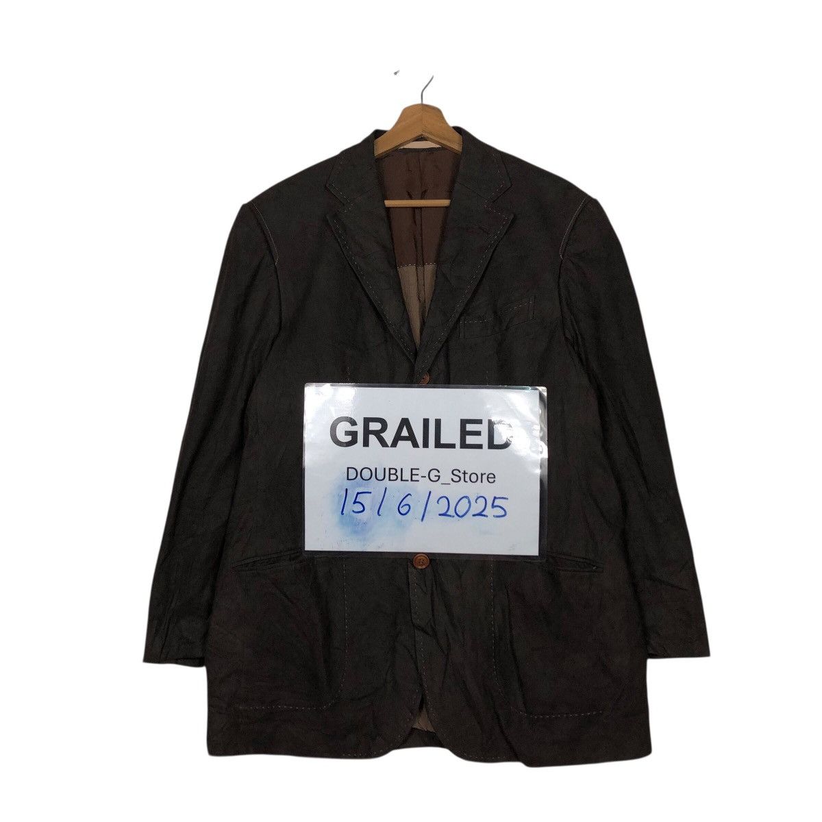Lanvin 📌Rich Brown Vintage Chore Jacket Lanvin Collection Size US M / EU 48-50 / 2 - 1 Thumbnail