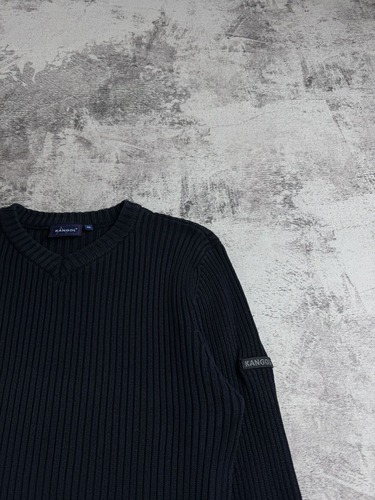 Kangol Vintage Kangol 90S Distressed Faded Thrashed Y2K Striped Knit Sweater Pullover Size US M / EU 48-50 / 2 - 7 Thumbnail