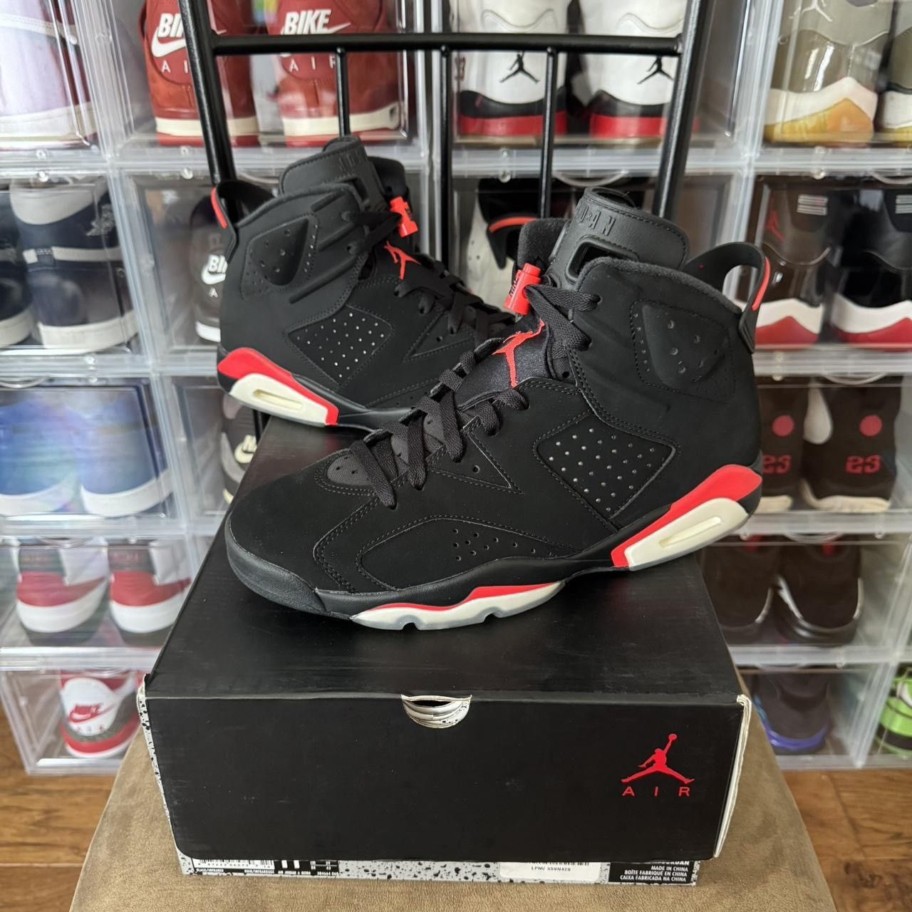 Jordan Brand Nike Air Jordan 6 VI Retro Infrared 2019 OG VNDS QS SP SE 11 Size US 11 / EU 44 - 2 Thumbnail
