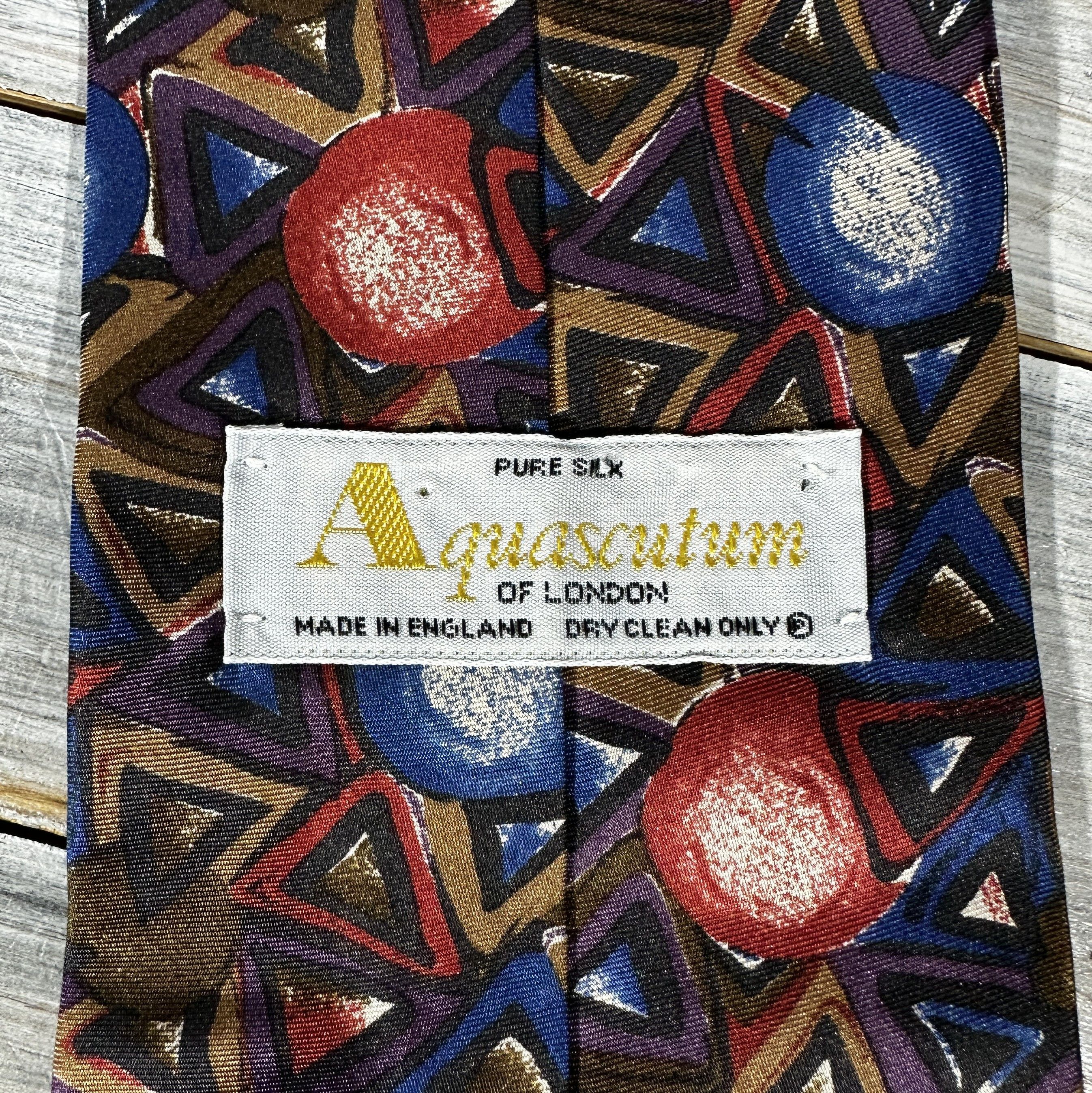 Aquascutum AQUASCUTUM Of London Made In United Kingdom Silk Tie Luxury Size ONE SIZE - 17 Thumbnail