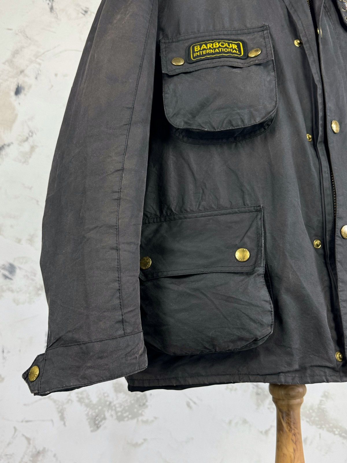 Barbour Barbour International Union Waxed Motorcycle Jacket L - XL Size US XL / EU 56 / 4 - 5 Thumbnail
