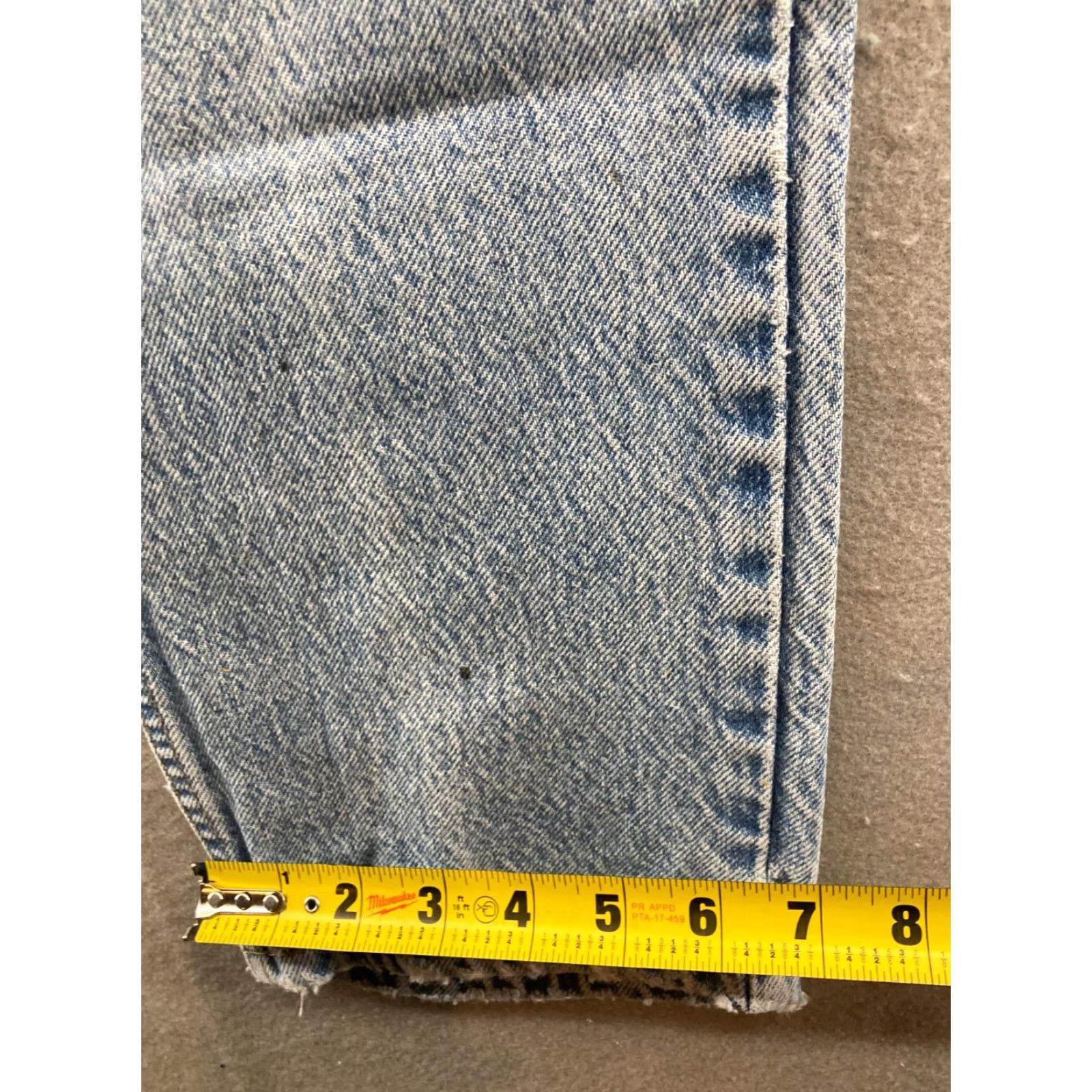 Carhartt Carhartt Womens Jeans 32x34 Cotton High Rise Distressed Size 24" / US 00 / IT 34 - 6 Thumbnail