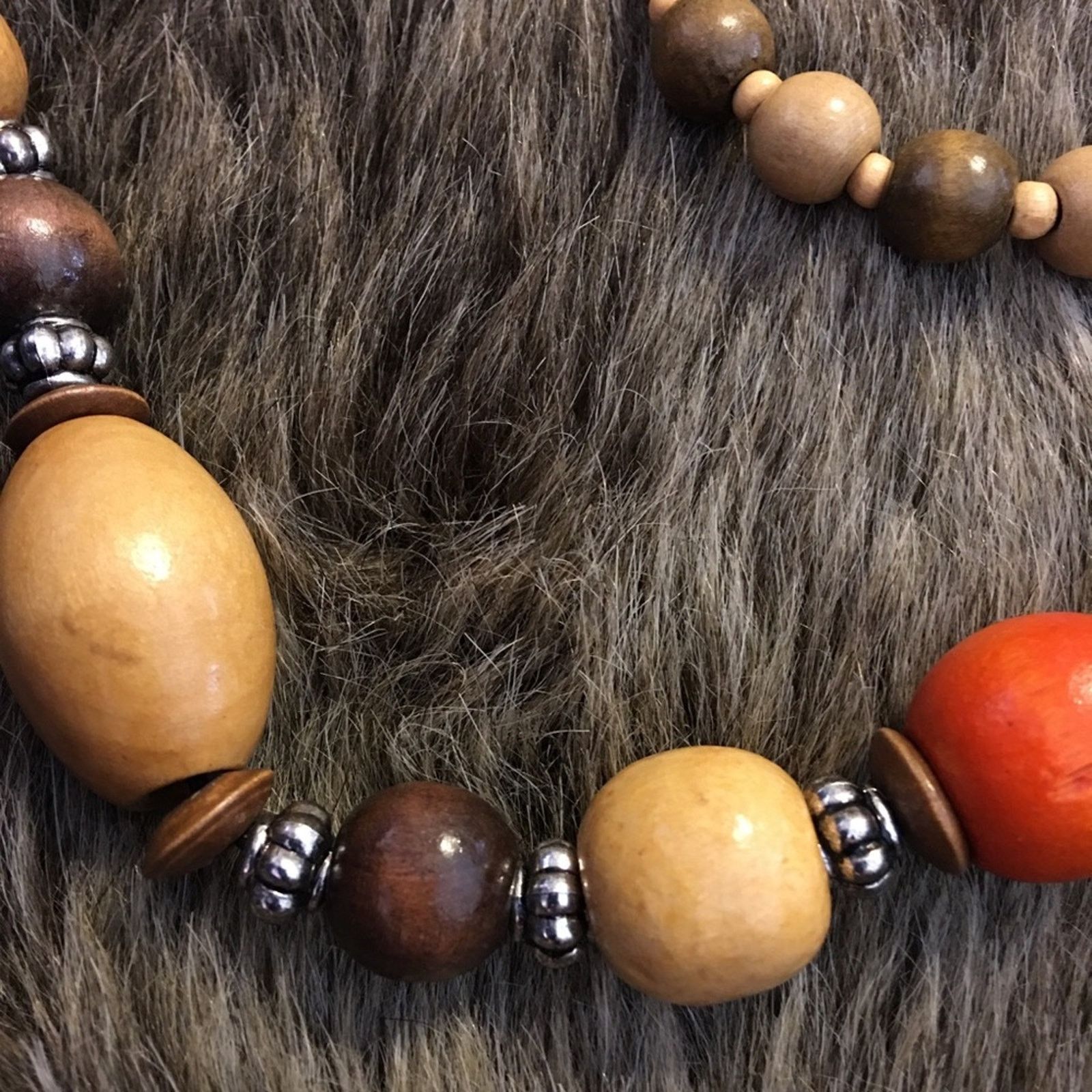 Vintage Vintage 70s-80s era wood bead long necklace Size ONE SIZE - 7 Thumbnail