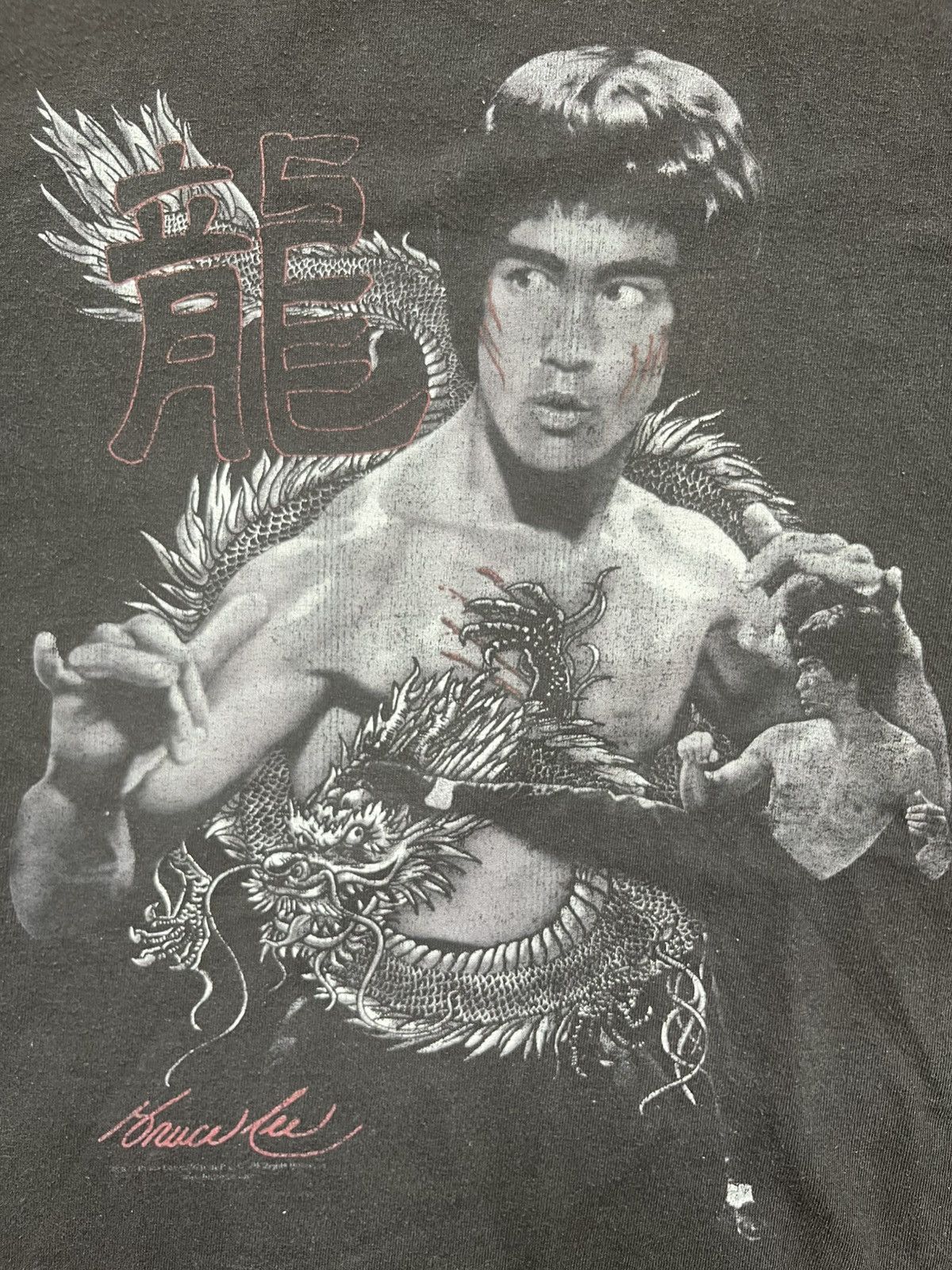 Vintage Vintage Y2K Bruce Lee MMA Dragon Tee Size US L / EU 52-54 / 3 - 3 Thumbnail